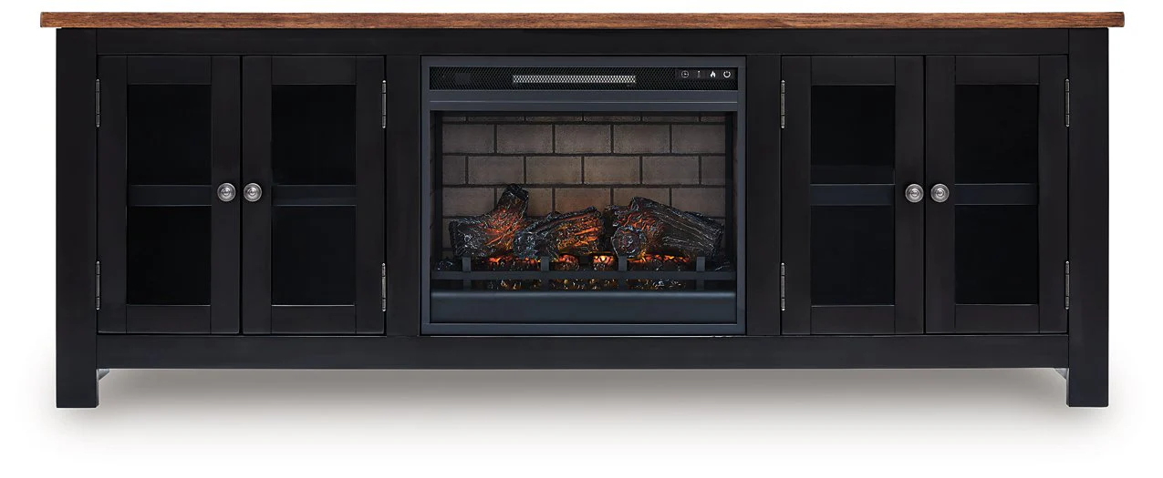 Wildenauer 76" TV Stand with Electric Fireplace - Image 20