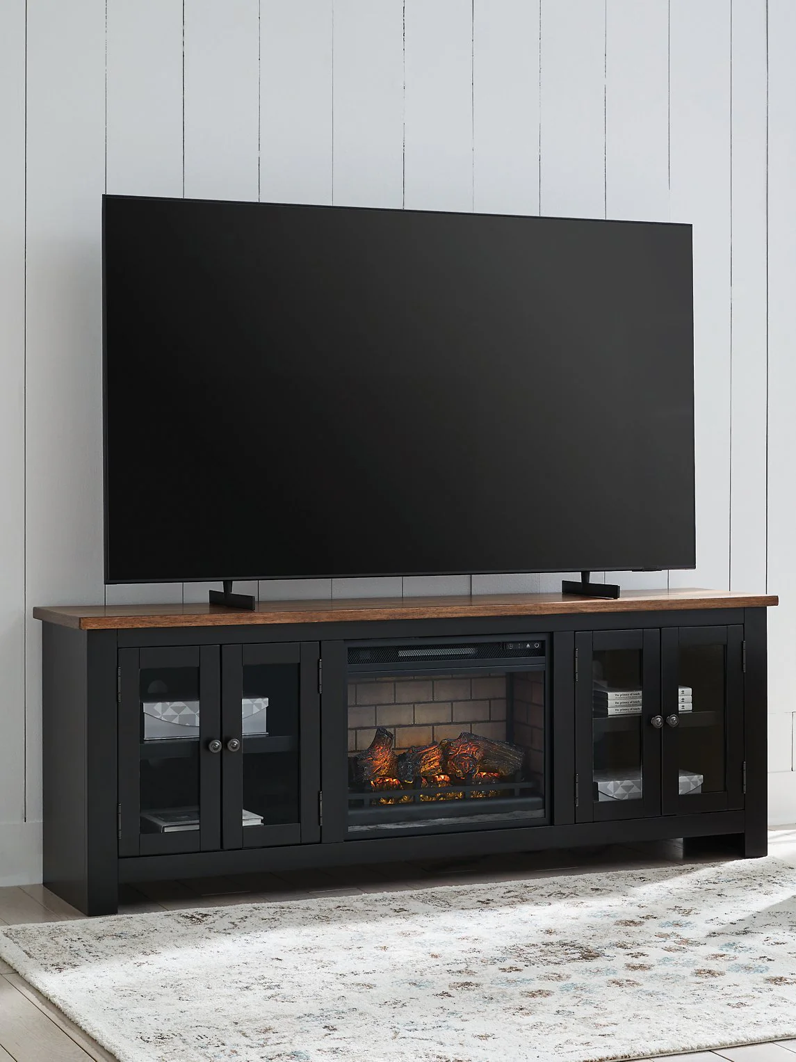 Wildenauer 76" TV Stand with Electric Fireplace - Image 21