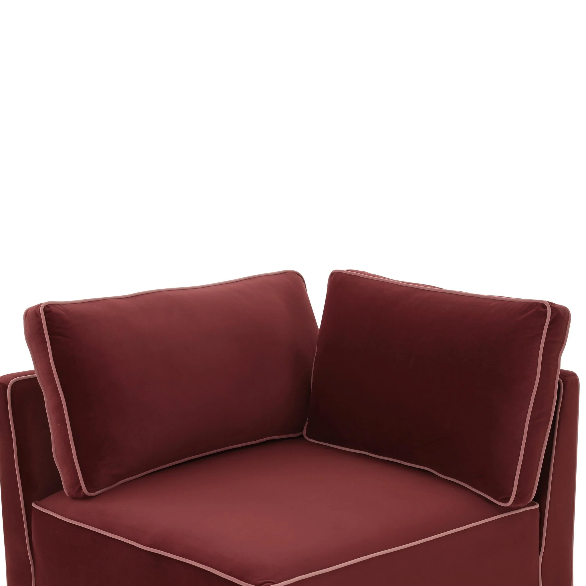 Willow Berry Red Corner Chair - Image 3