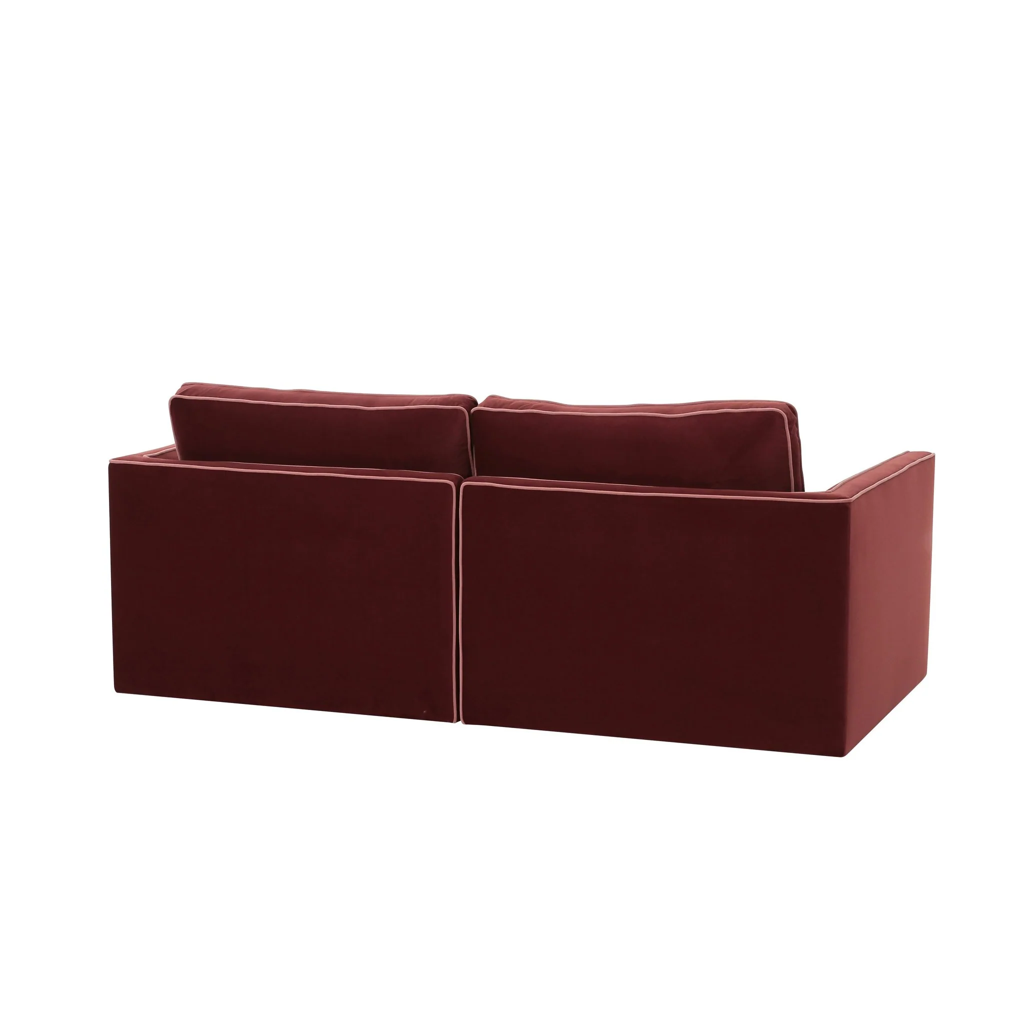 Willow Berry Red Modular Loveseat - Image 4