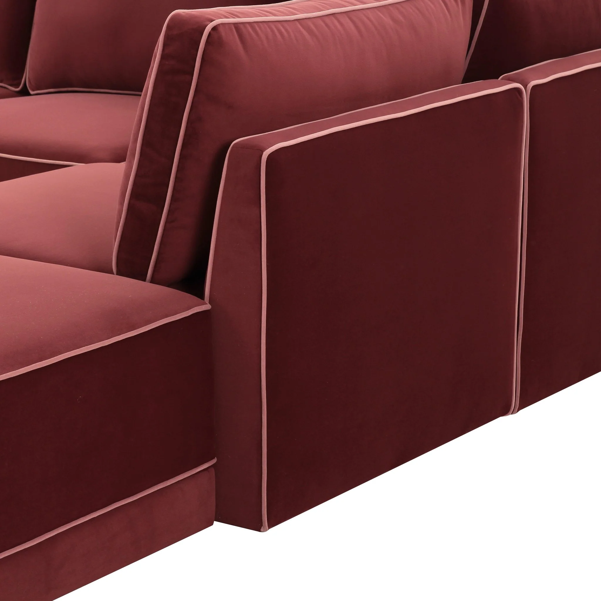 Willow Berry Red Modular RAF Sectional - Image 4