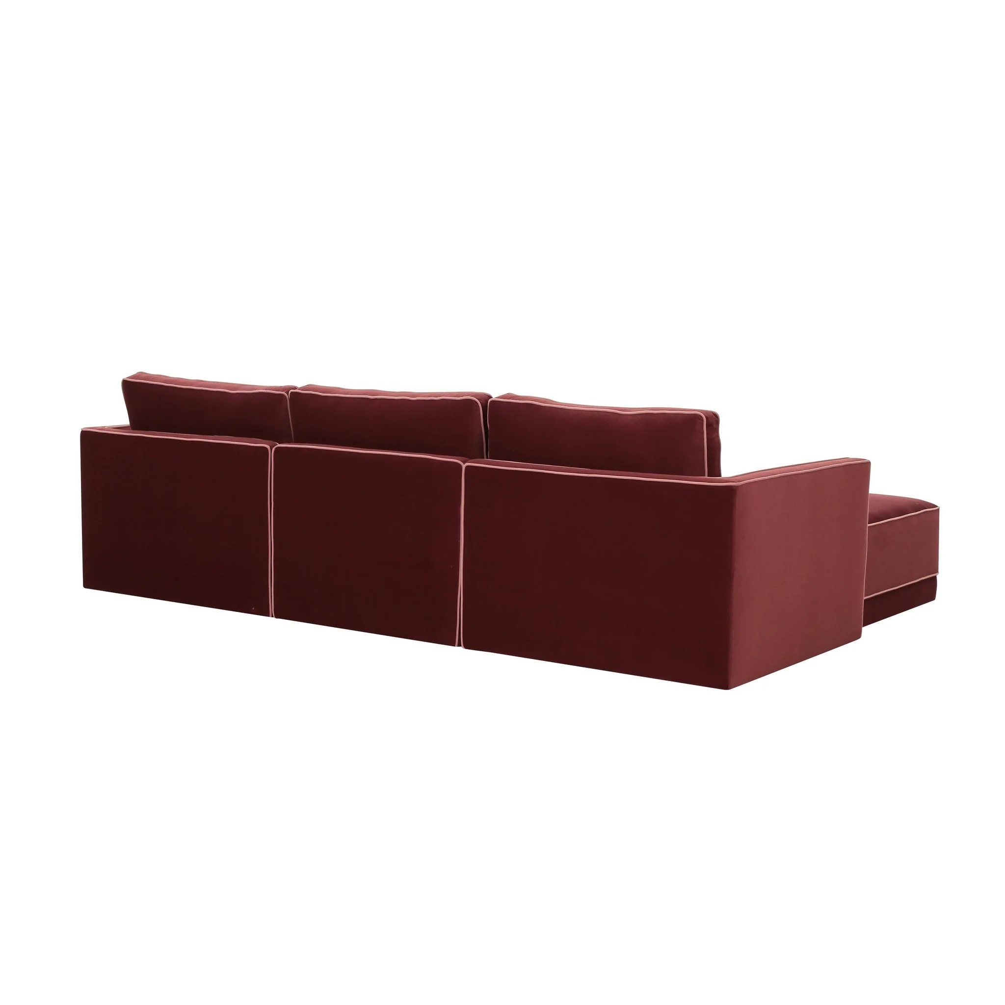 Willow Berry Red Modular Sectional - Image 4