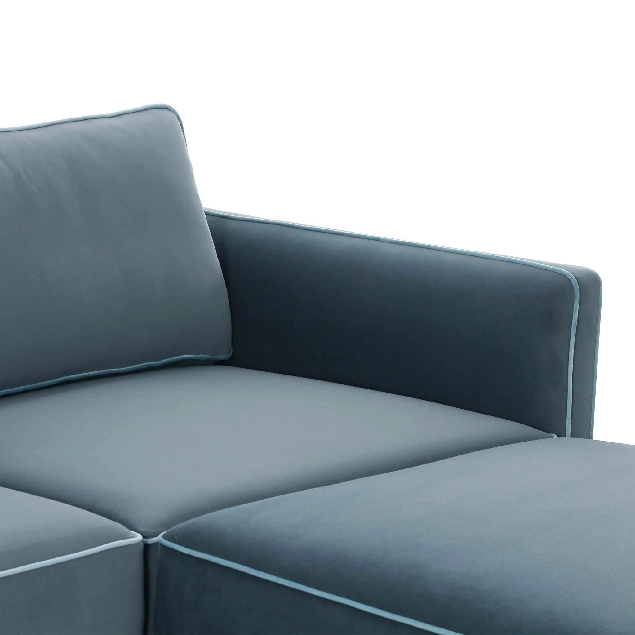 Willow Misty Blue Modular RAF Sectional - Image 5