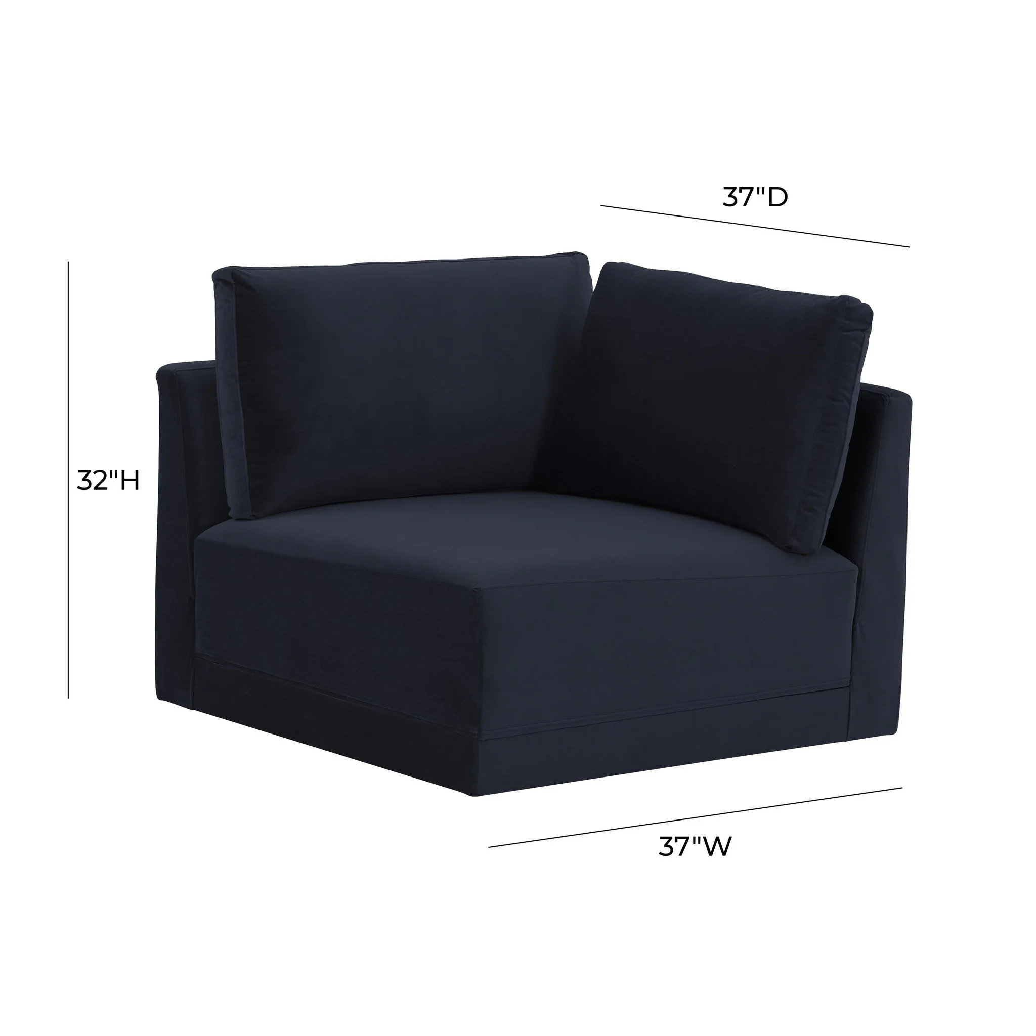 Willow Navy Corner Chair - Image 7