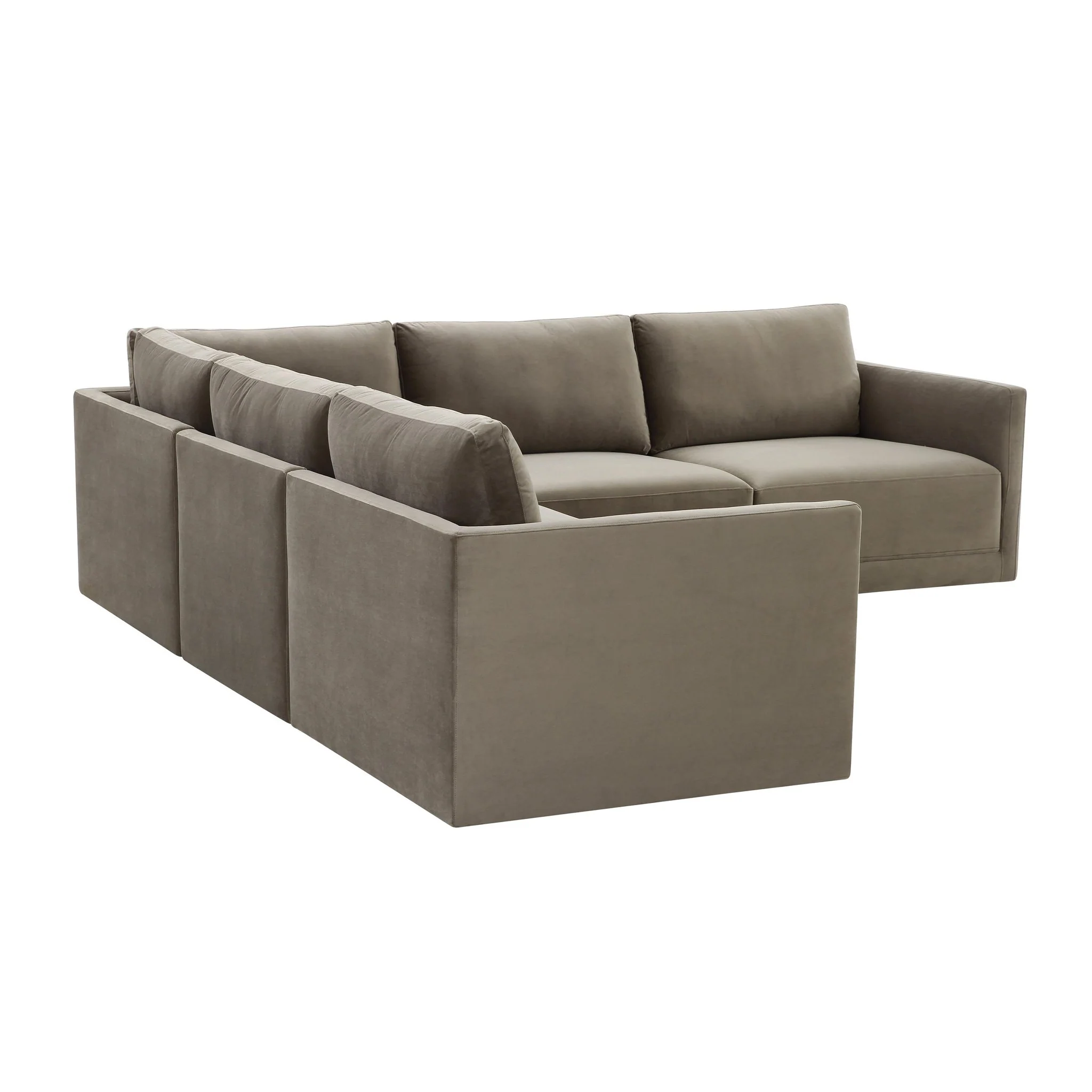 Willow Taupe Modular L Sectional - Image 3