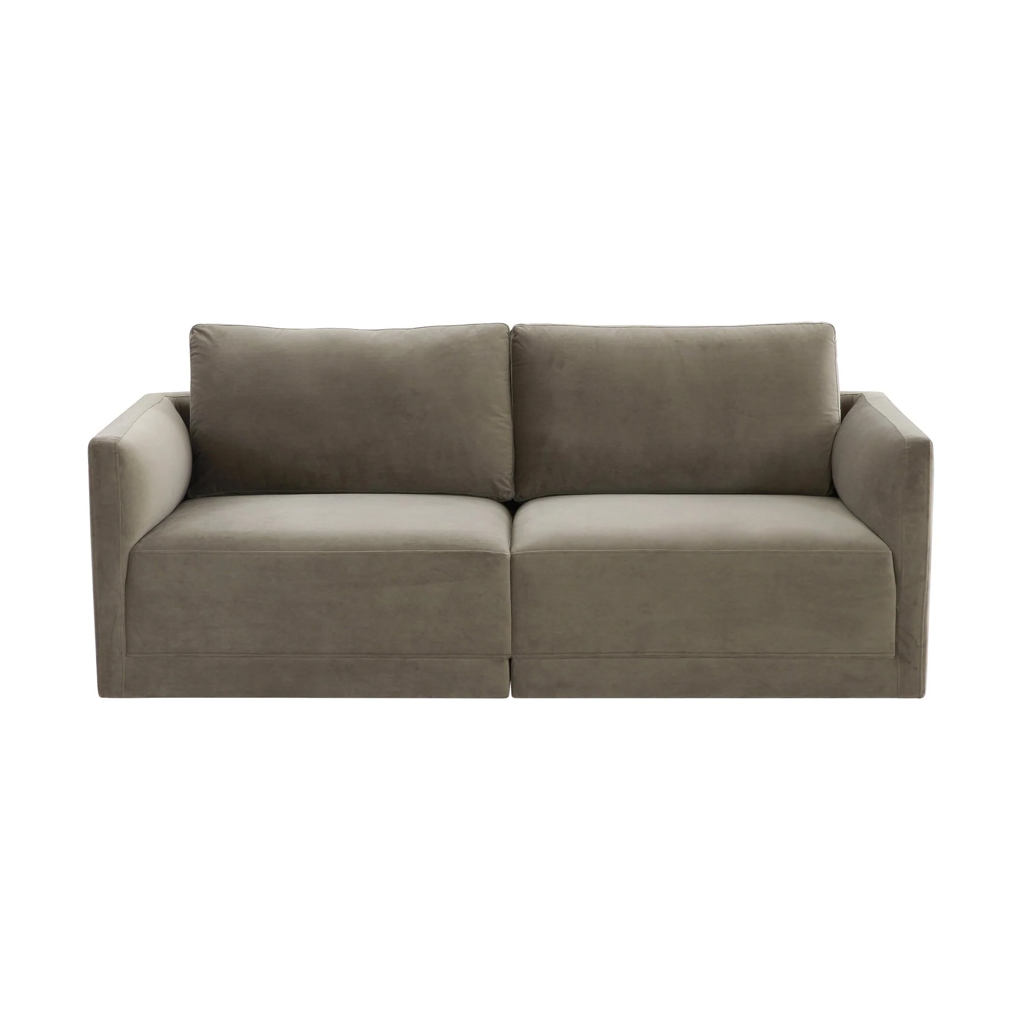 Willow Taupe Modular Loveseat - Image 3