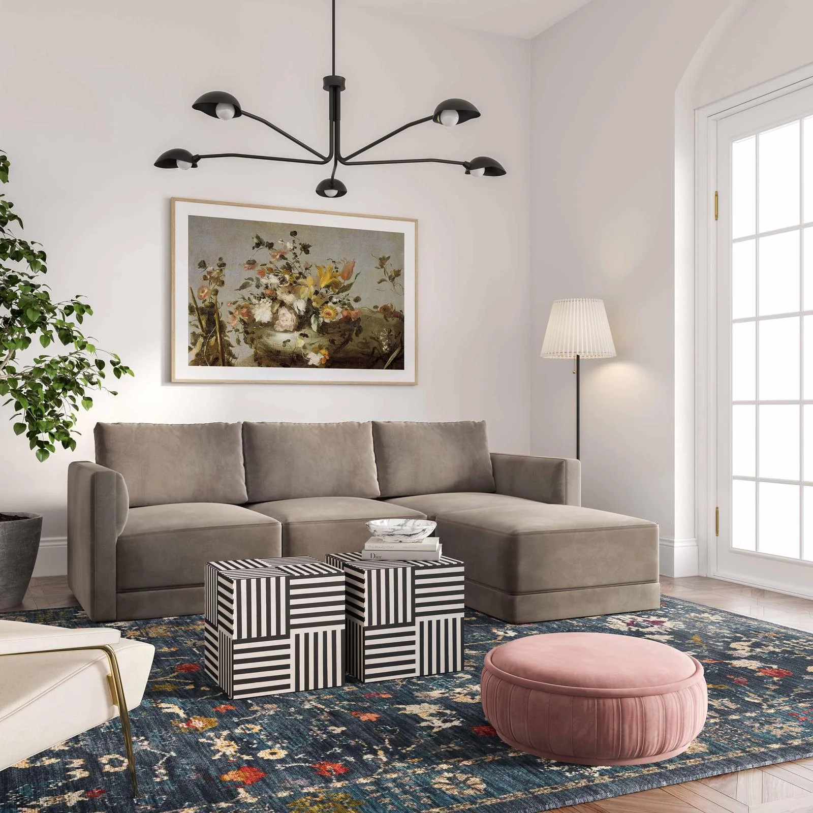 Willow Taupe Modular Sectional - Image 2
