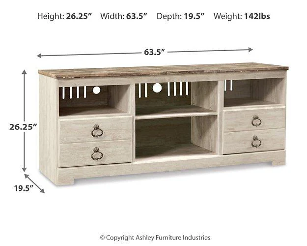 Willowton 64" TV Stand - Image 7