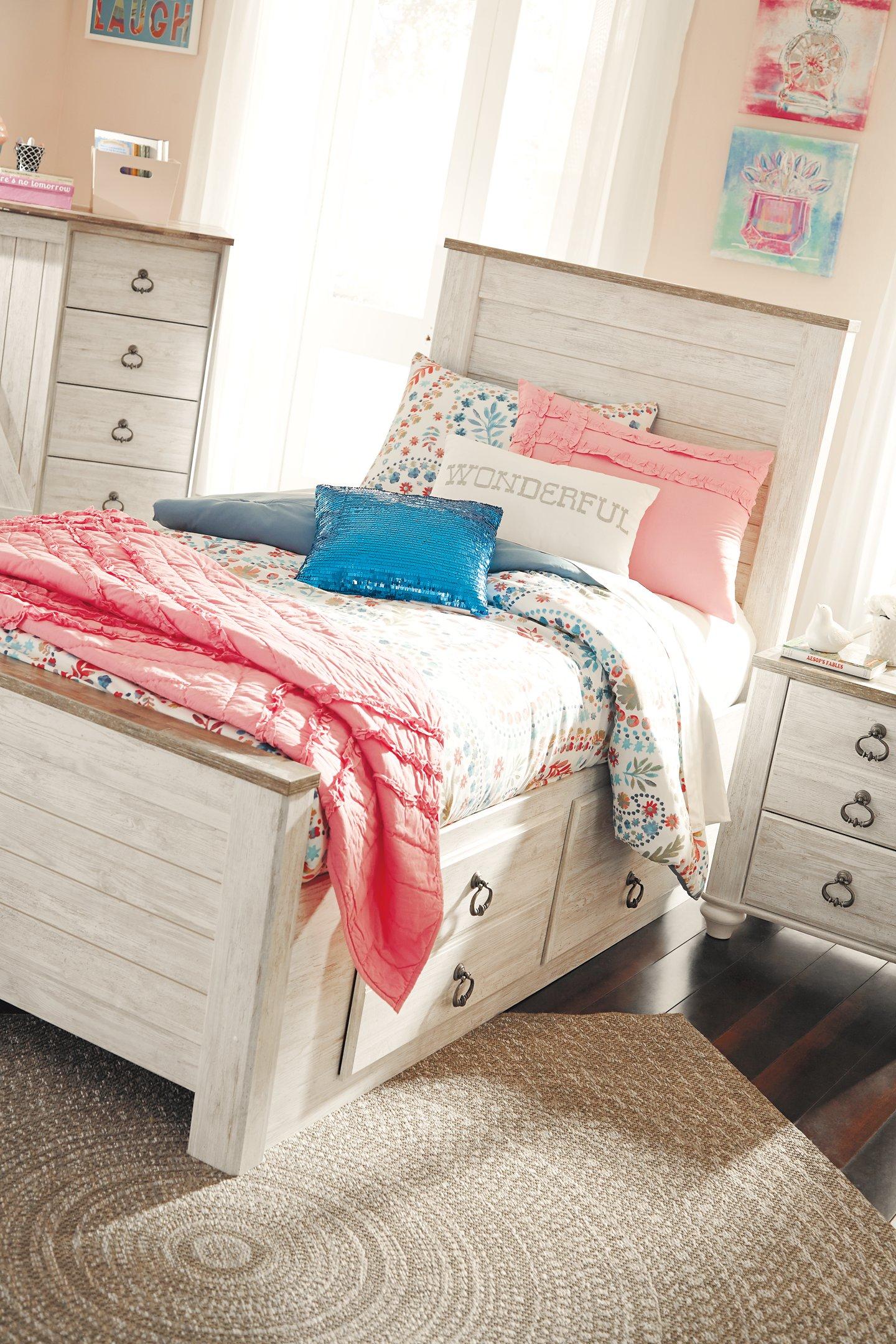 Willowton Bed with 2 Storage Drawers - Image 11
