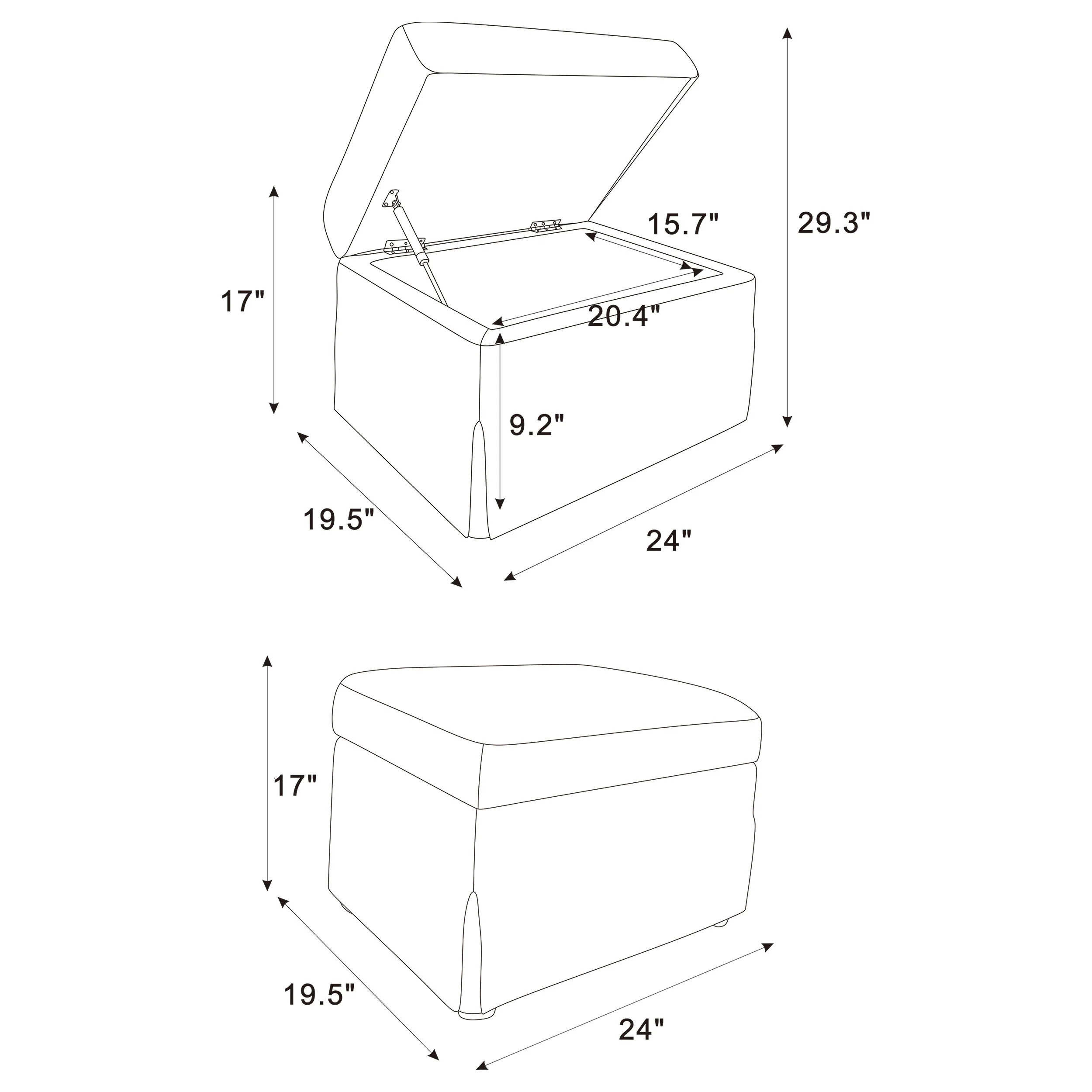 Winter Storage Ottoman - Image 23