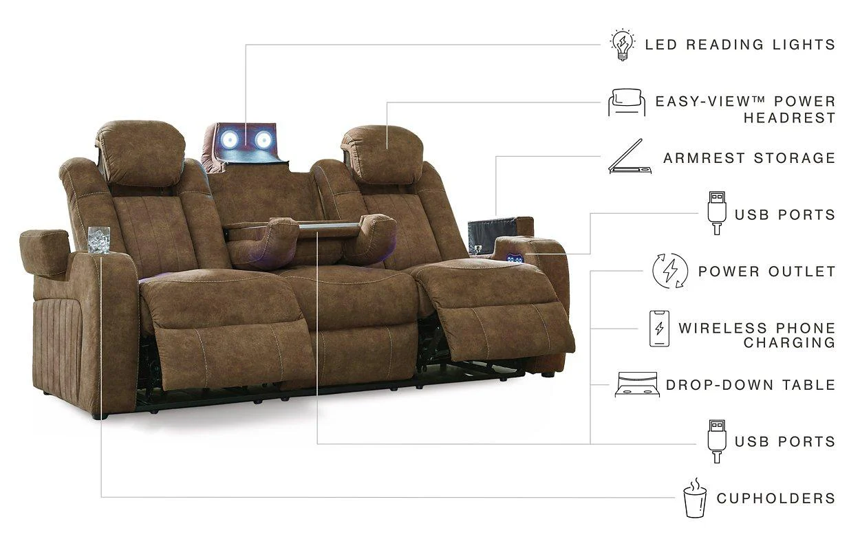Wolfridge Power Reclining Sofa - Image 7