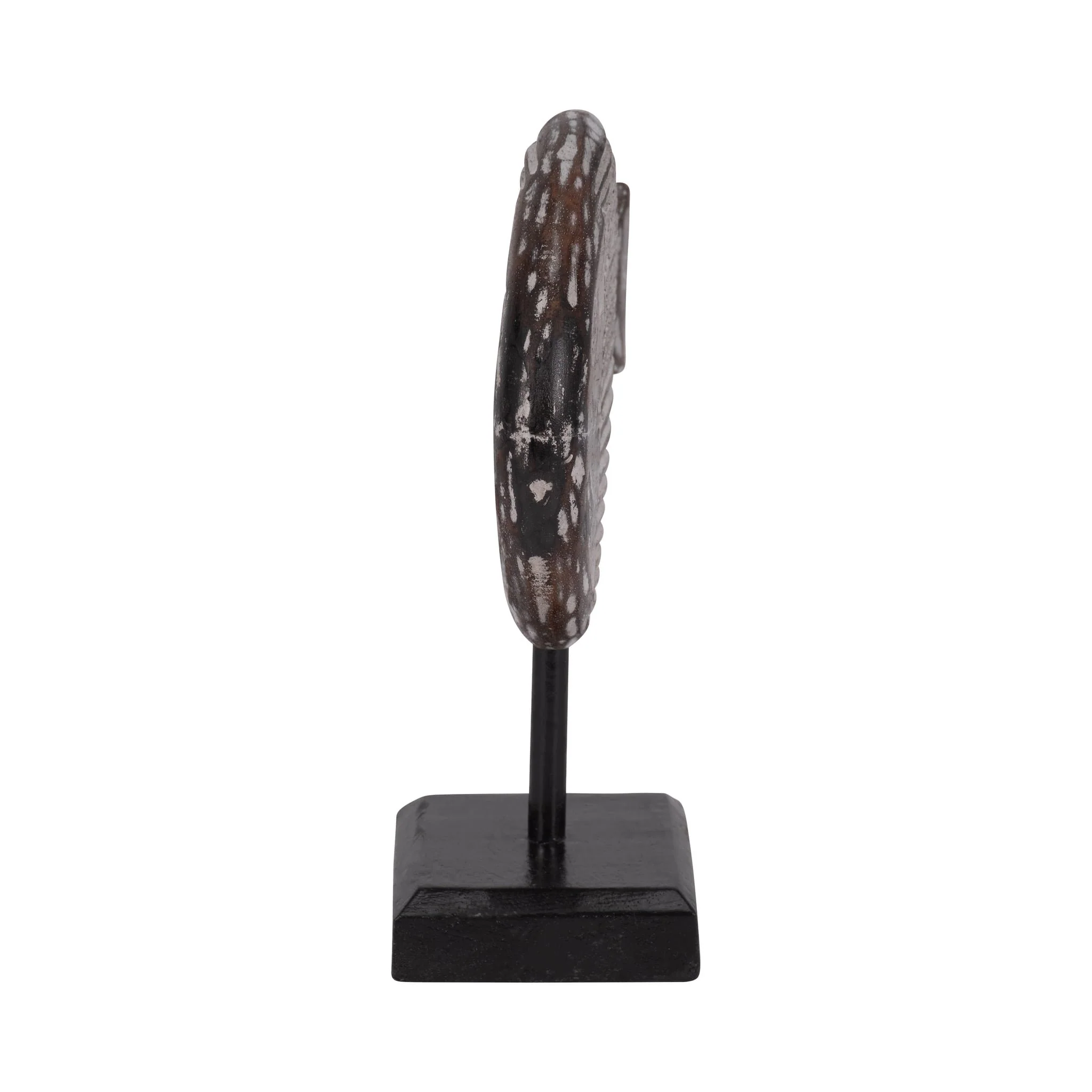 Wood, 11"h Fish On Stand, Gray - Image 3