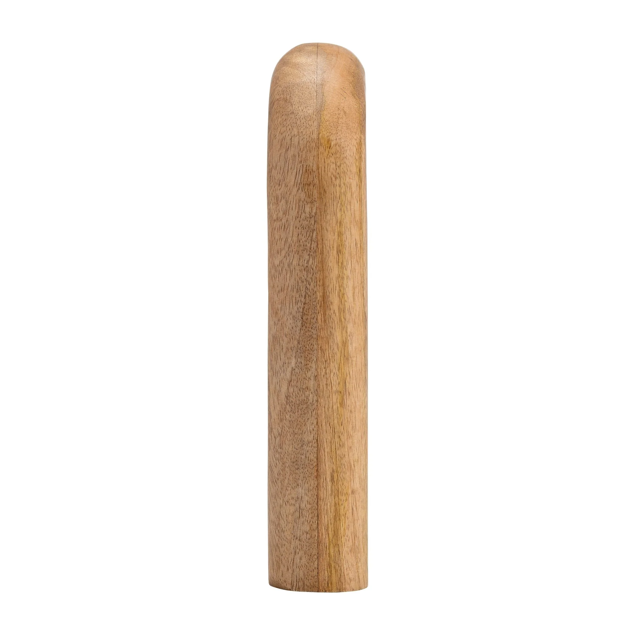 Wood, 11"h Horseshoe Vase, Brown - Image 3