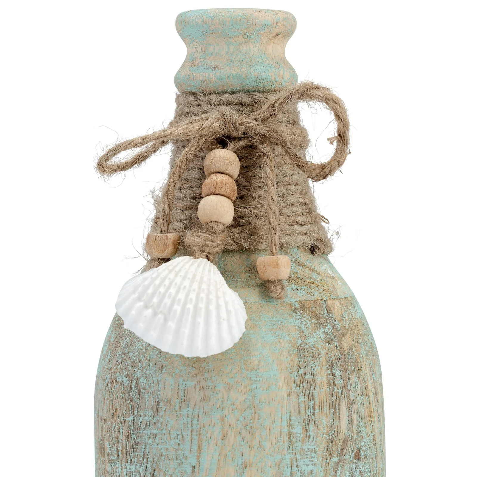 Wood, 12"h Tri-colored Bottle, Multi - Image 5