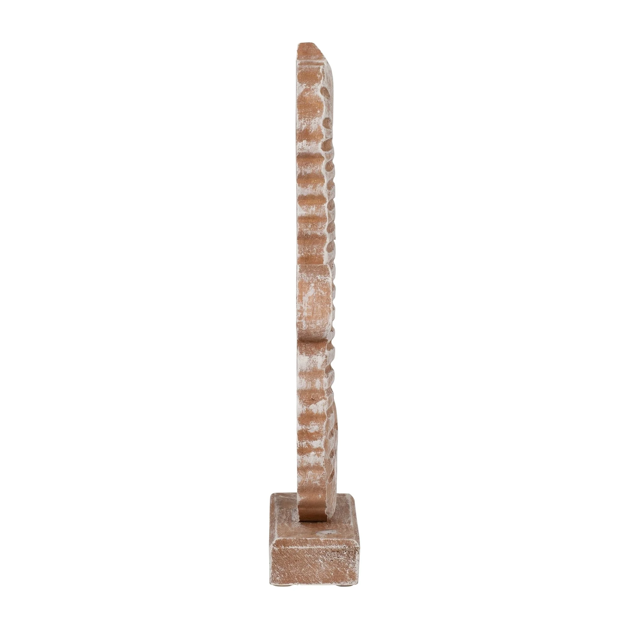 Wood, 13"h Seahorse, Rustic White - Image 3