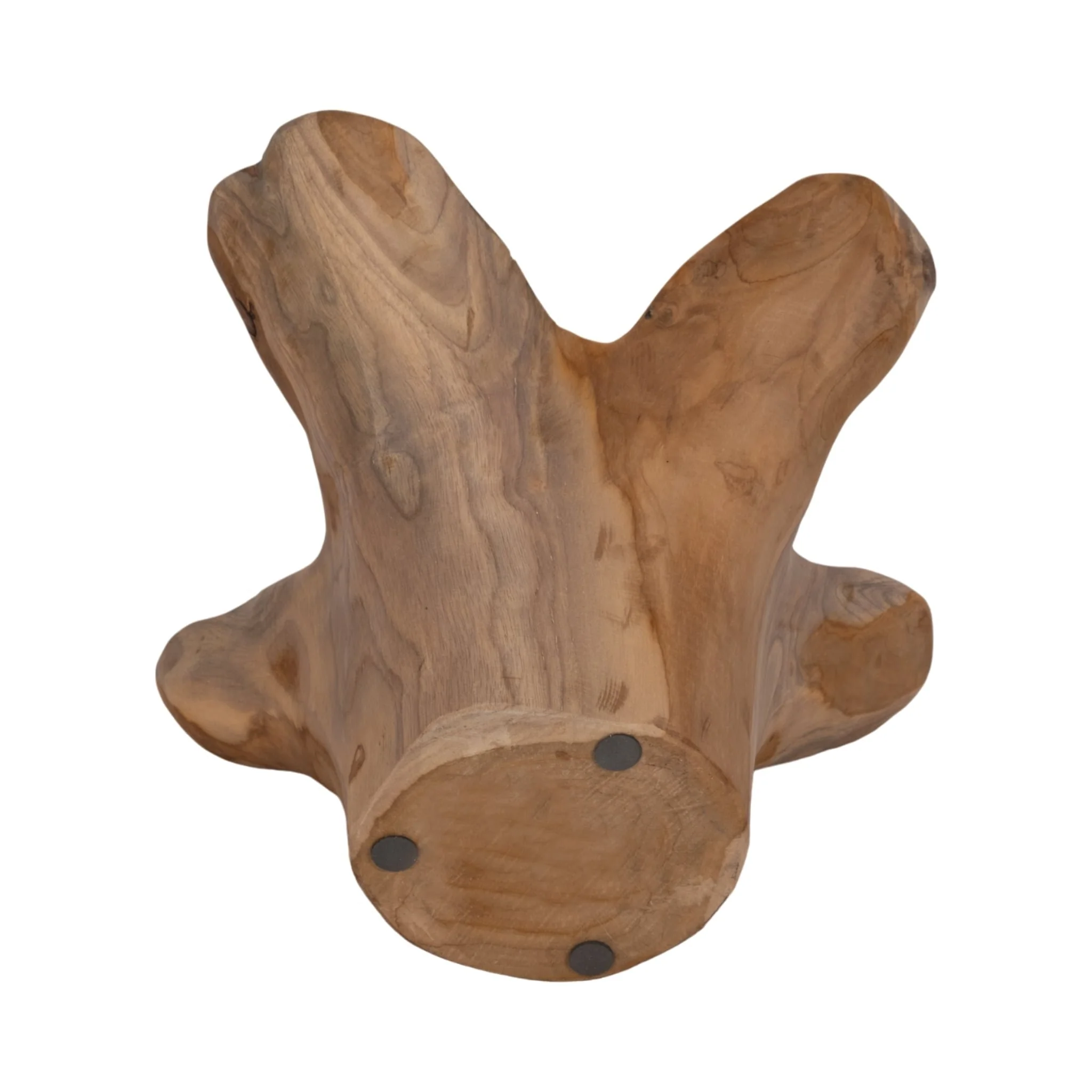 Wood, 14" Teak Bowl, Natural - Image 6