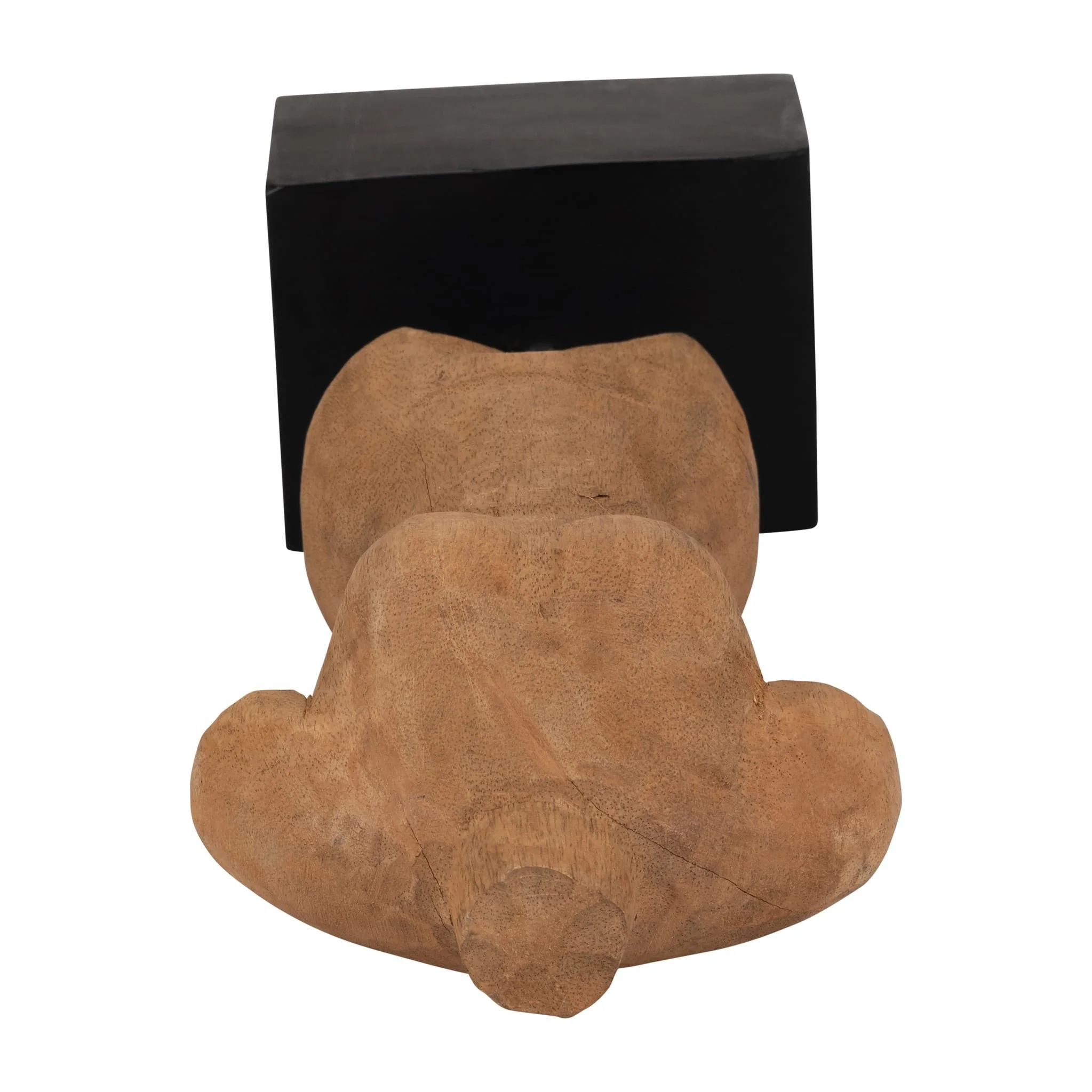 Wood, 15" Female Bust, Brown - Image 6