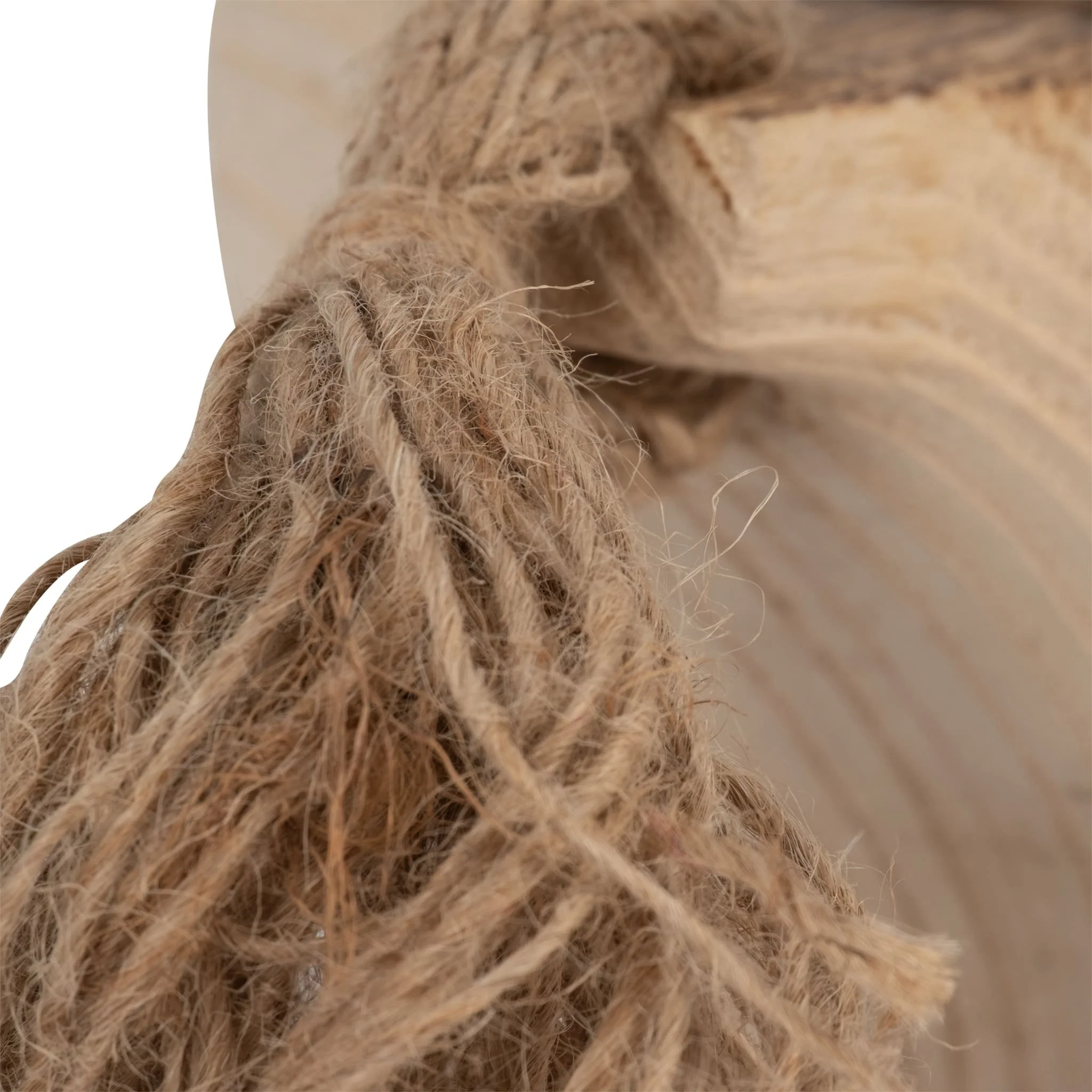 Wood, 15" Tray W/ Tassels, Natural - Image 5