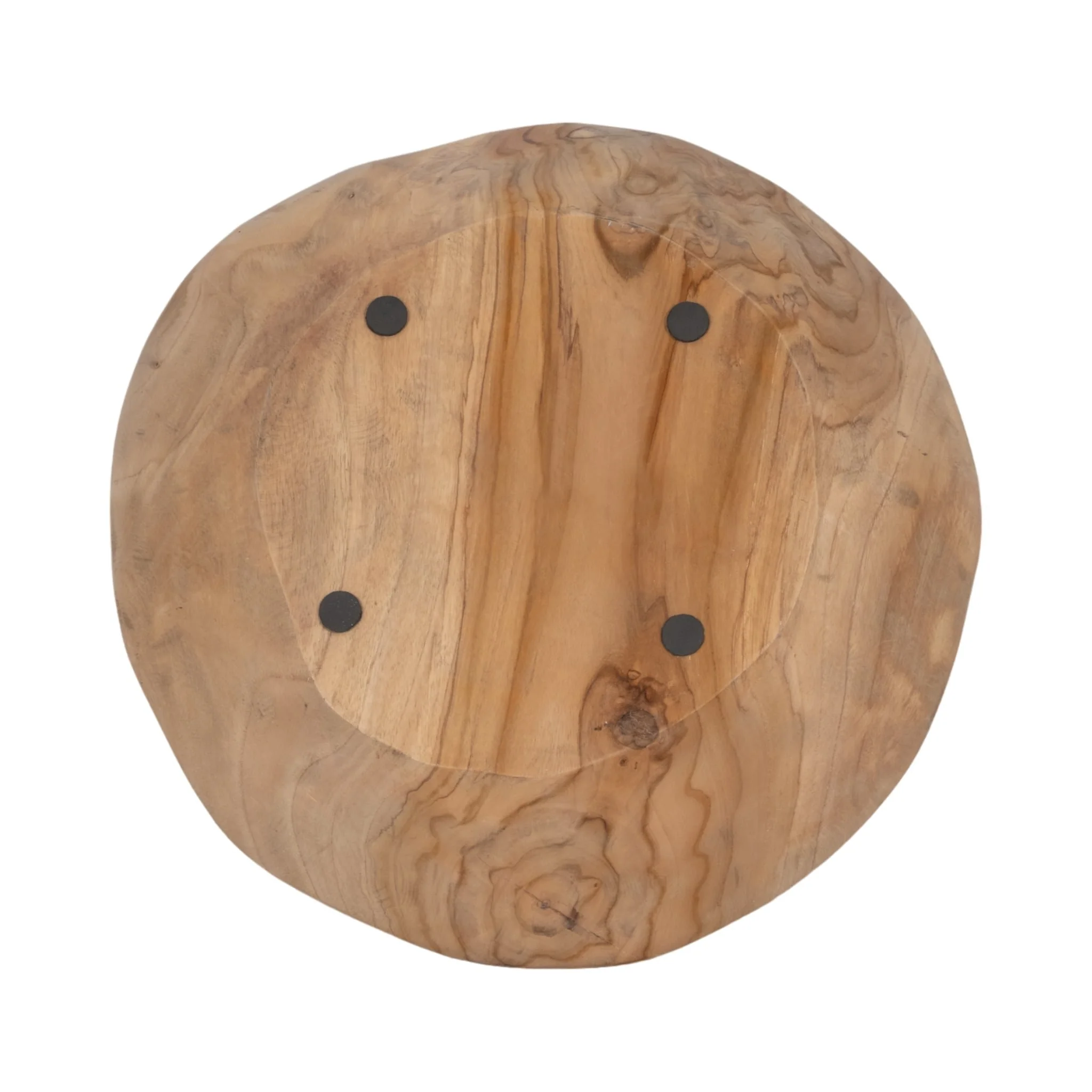 Wood, 16" Teak Organic Bowl, Natural - Image 7