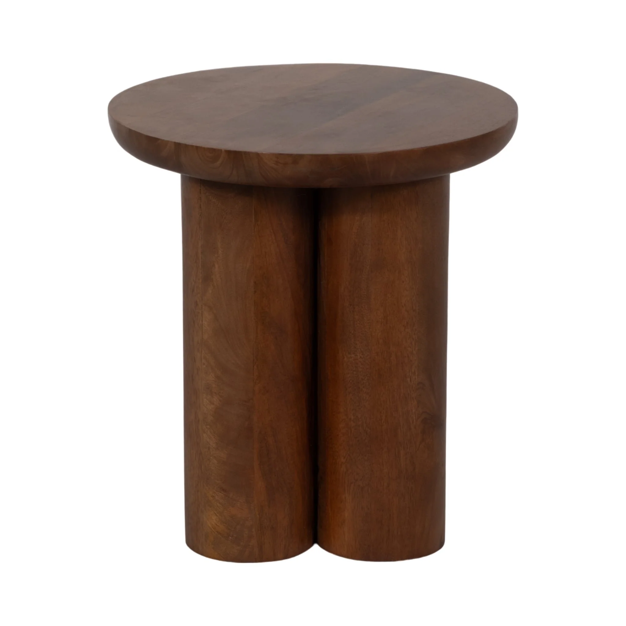 Wood, 18" Scandinavian Side Table, Brown - Image 2