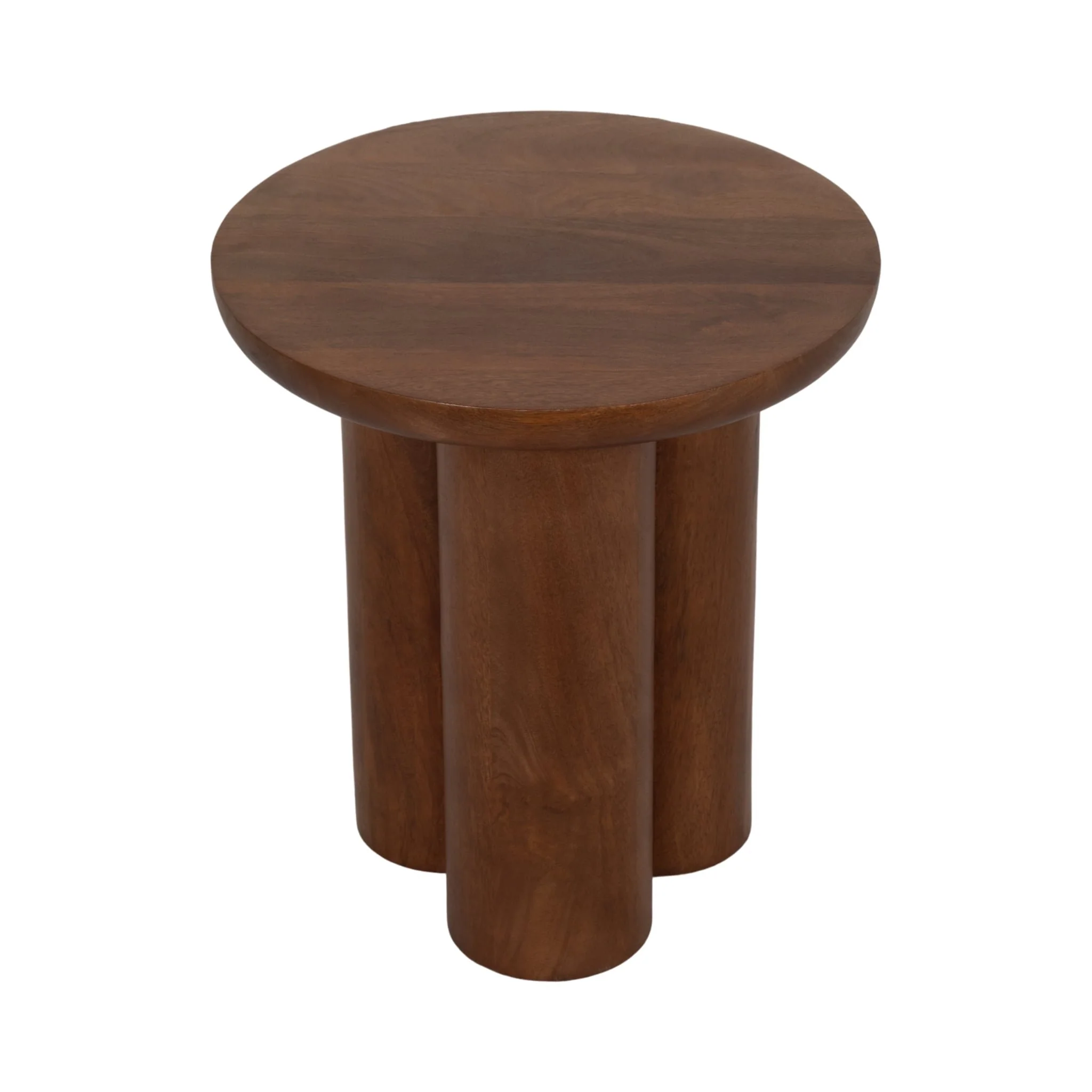 Wood, 18" Scandinavian Side Table, Brown - Image 3