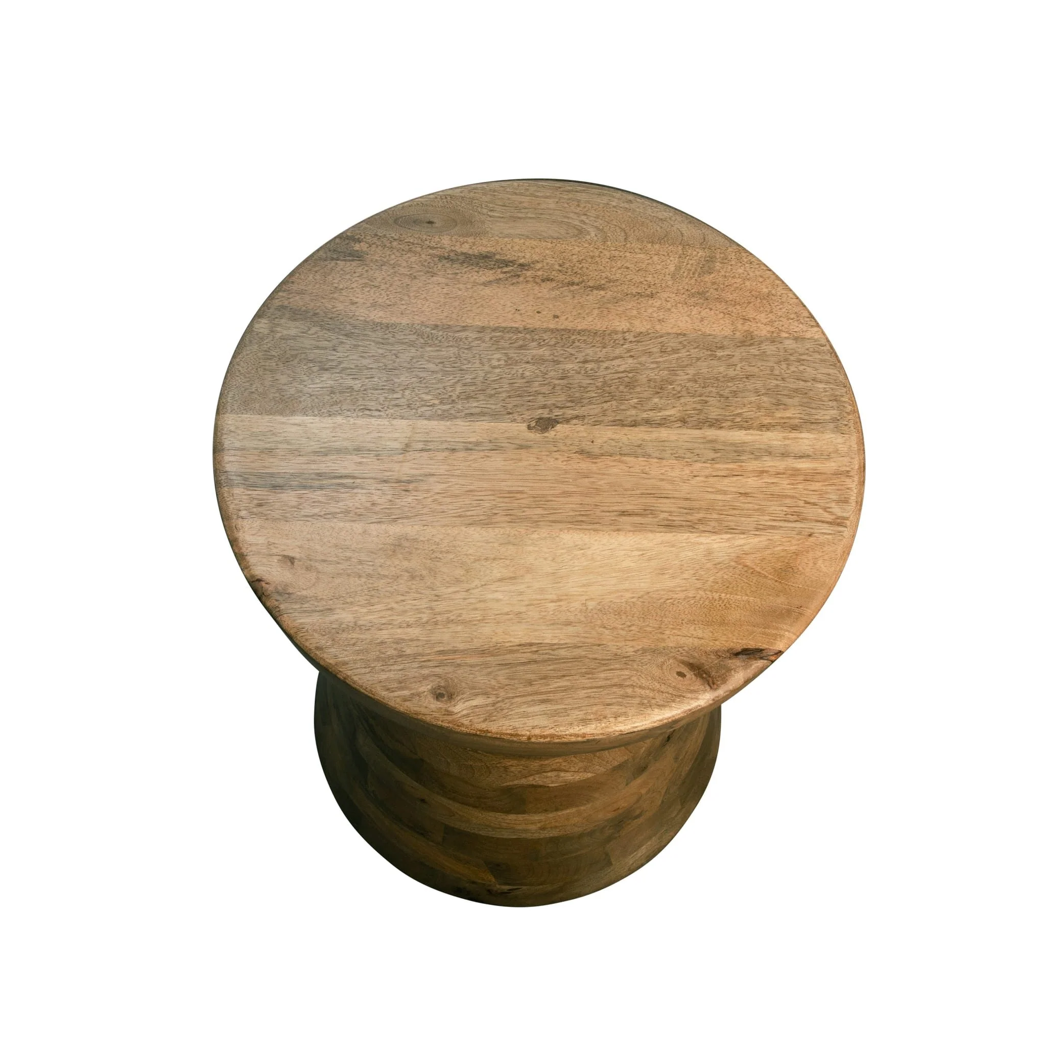 Wood 19" Side Table, Brown - Image 3