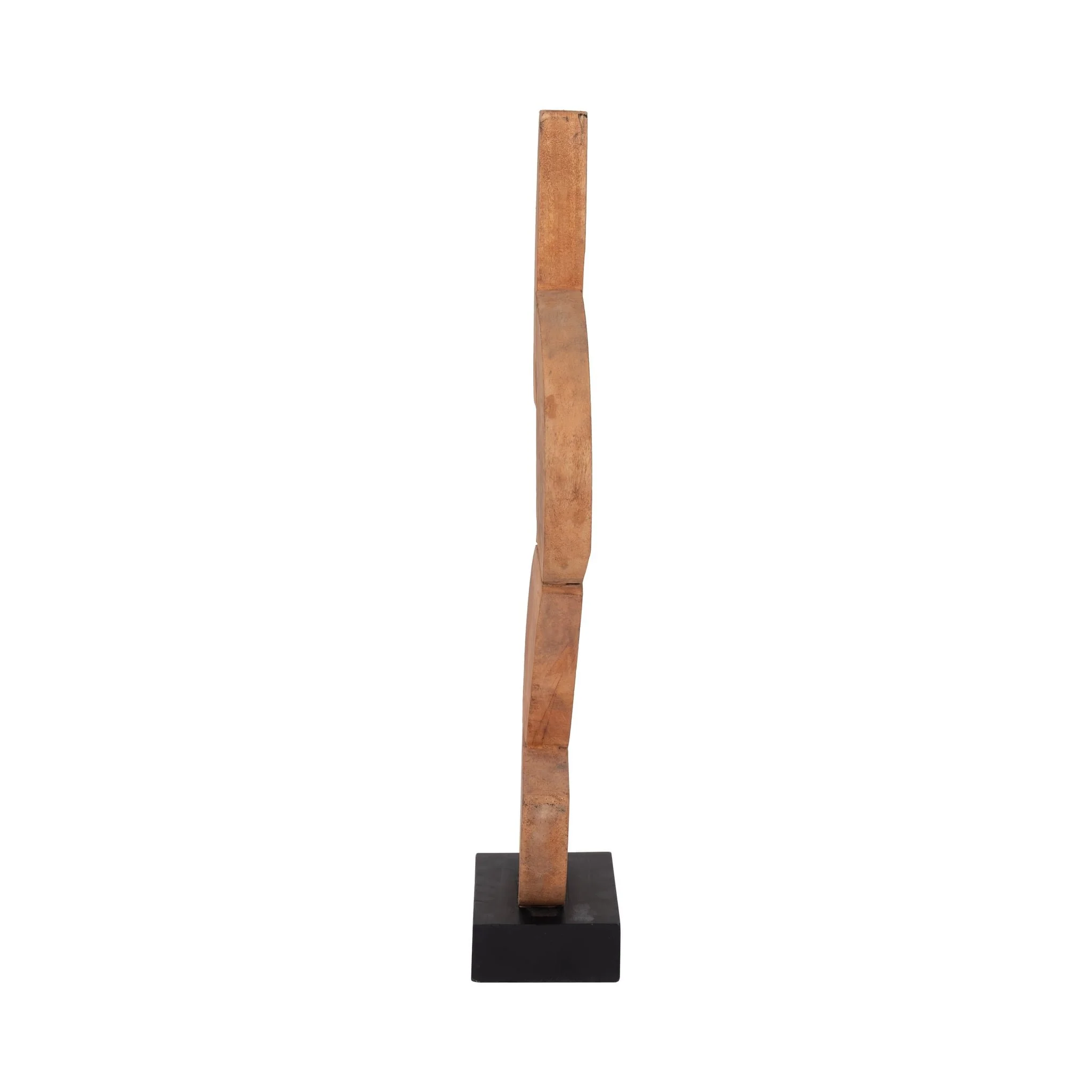 Wood, 23" 4 Half Circles Stacking, Brown - Image 3