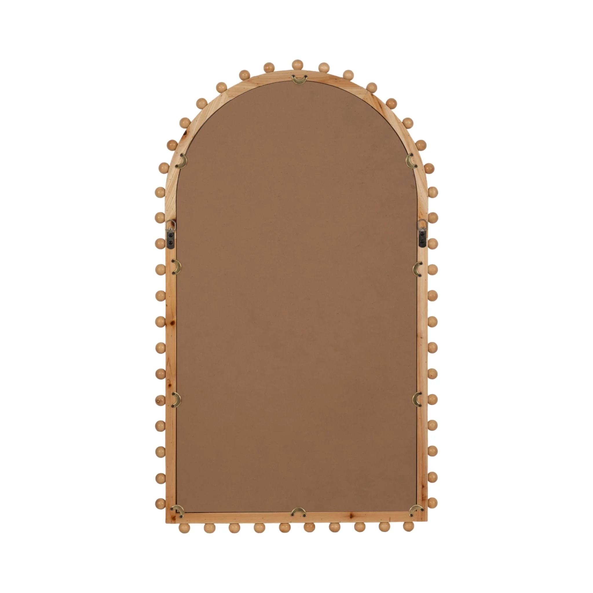 Wood, 24x39 Beaded Arch Mirror, Natural - Image 6