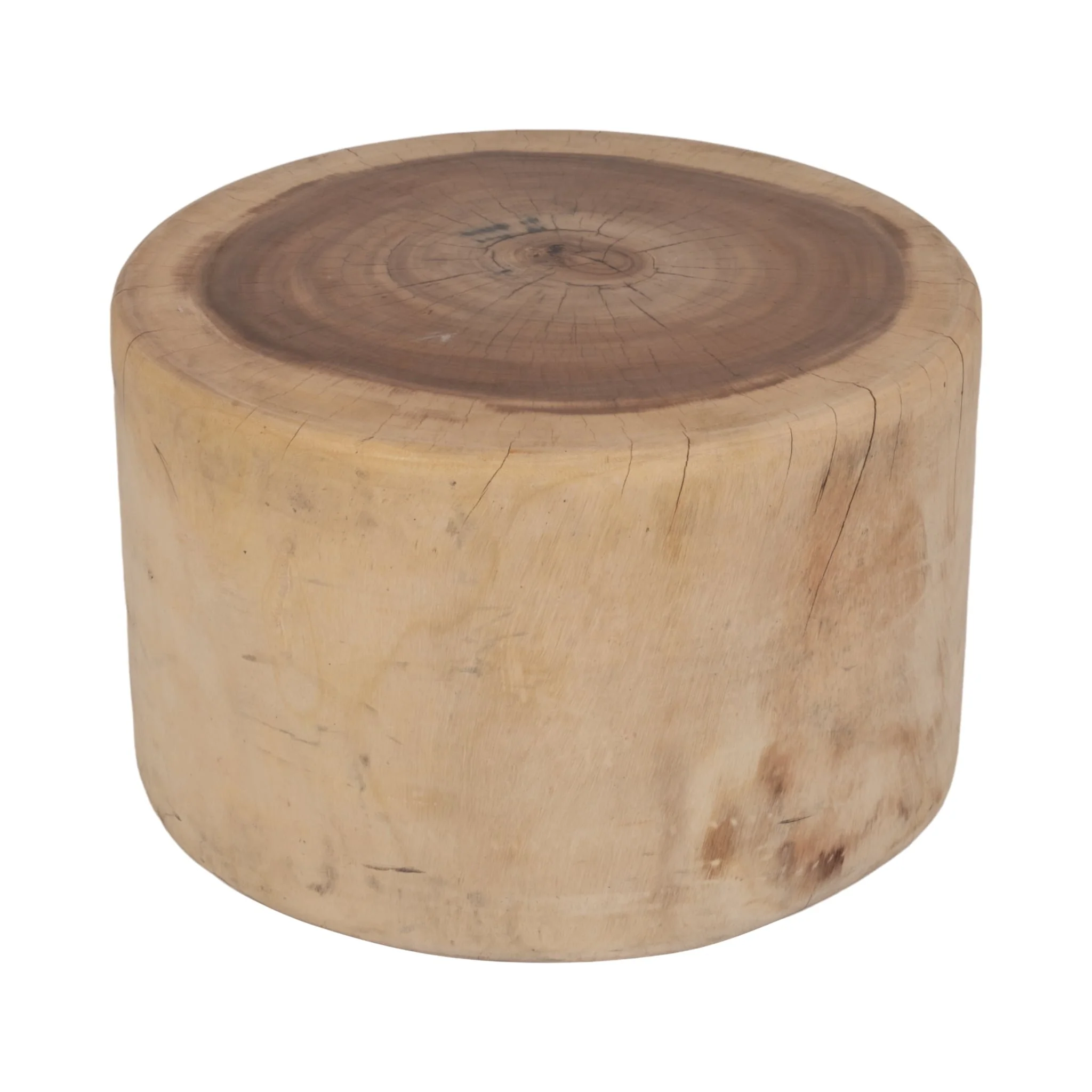 Wood, 25x16 Coffee Table Stump, Natural - Image 3