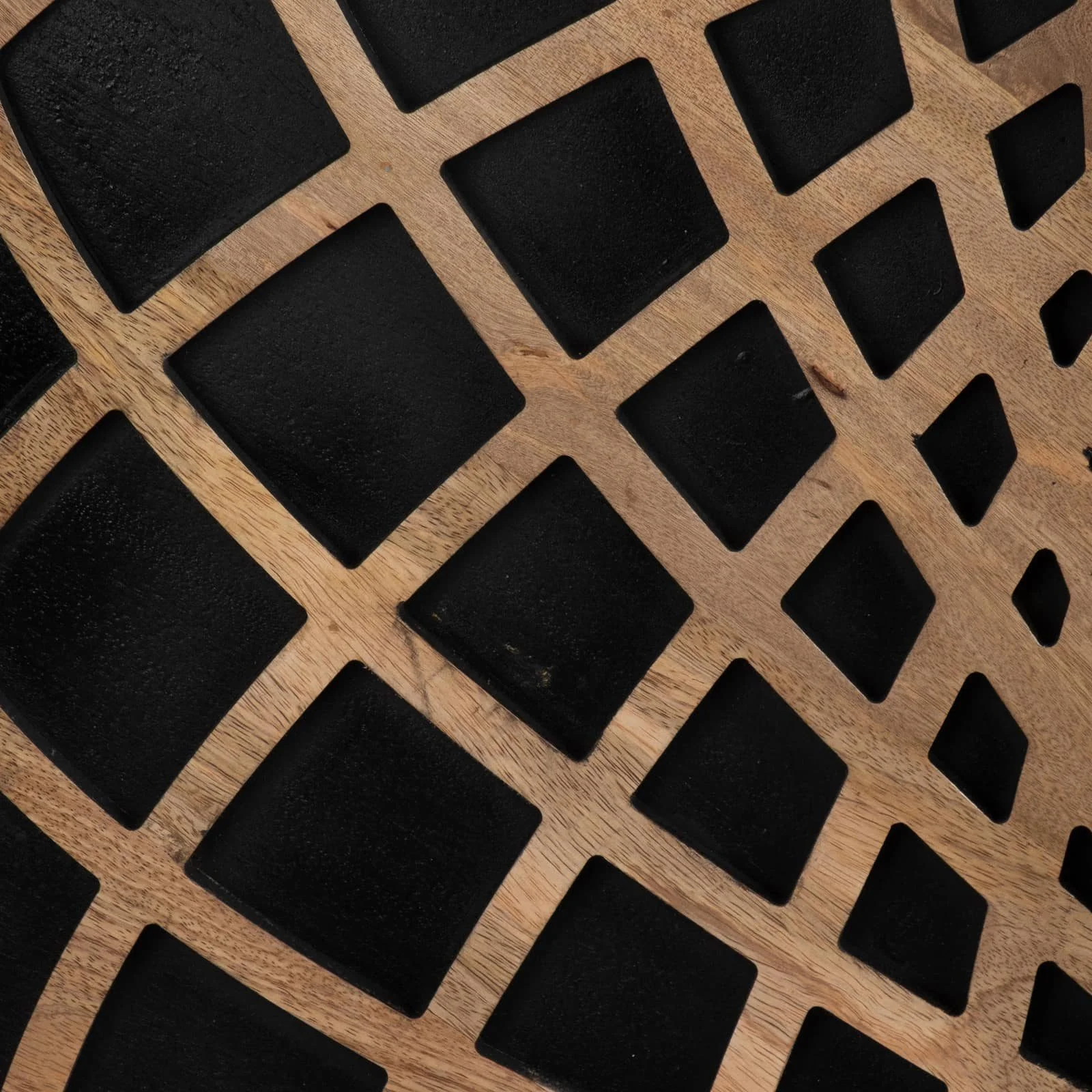 Wood, 48" Kaleidoscope Mirror, Black - Image 4