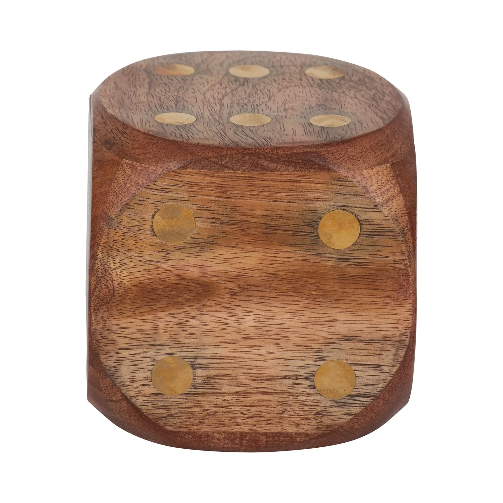 Wood, 4x4 Dice, Antique Brown - Image 3