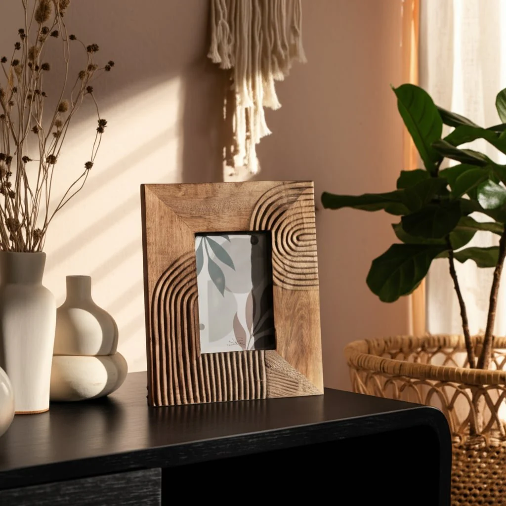 Wood, 4x6 Arches Photo Frame, Natural - Image 10