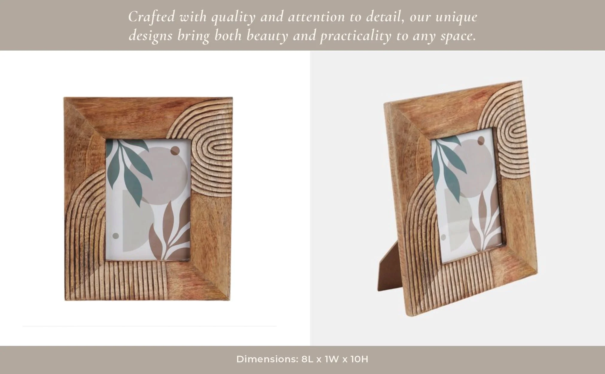 Wood, 4x6 Arches Photo Frame, Natural - Image 13