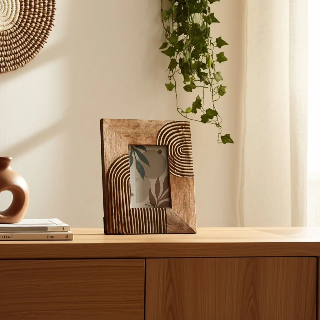 Wood, 4x6 Arches Photo Frame, Natural - Image 9