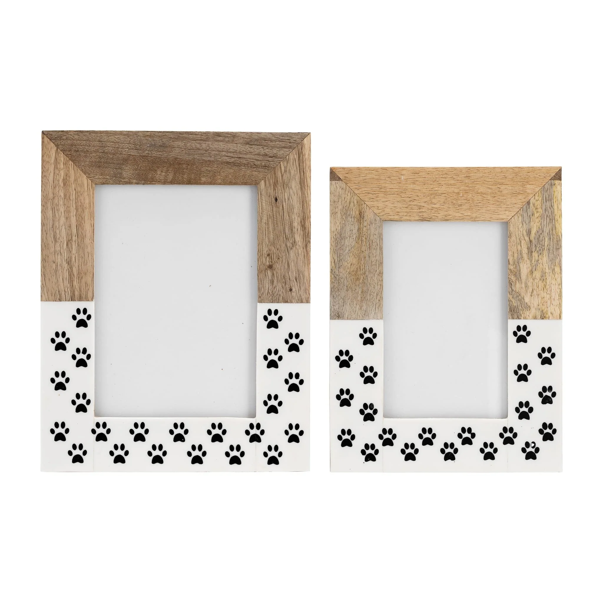 Wood, 4x6, Dog-paws Photo Frame,white - Image 5