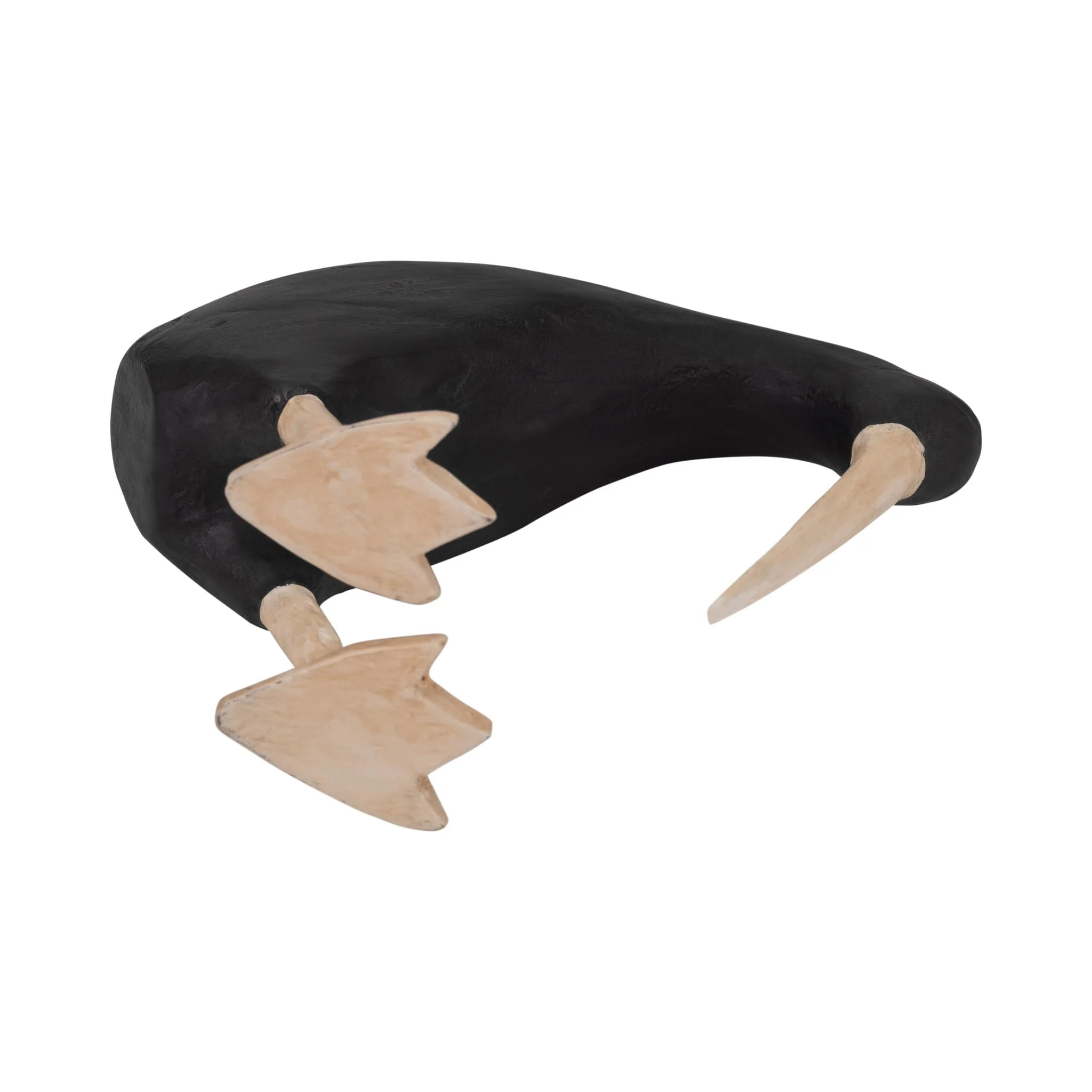 Wood, 7" Kiwi Bird W/ Natural Legs, Black - Image 7