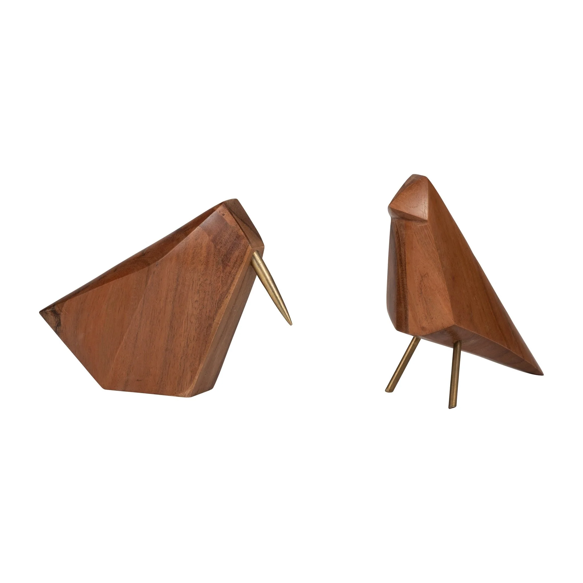 Wood, 7" Standing Bird, Brown - Image 7
