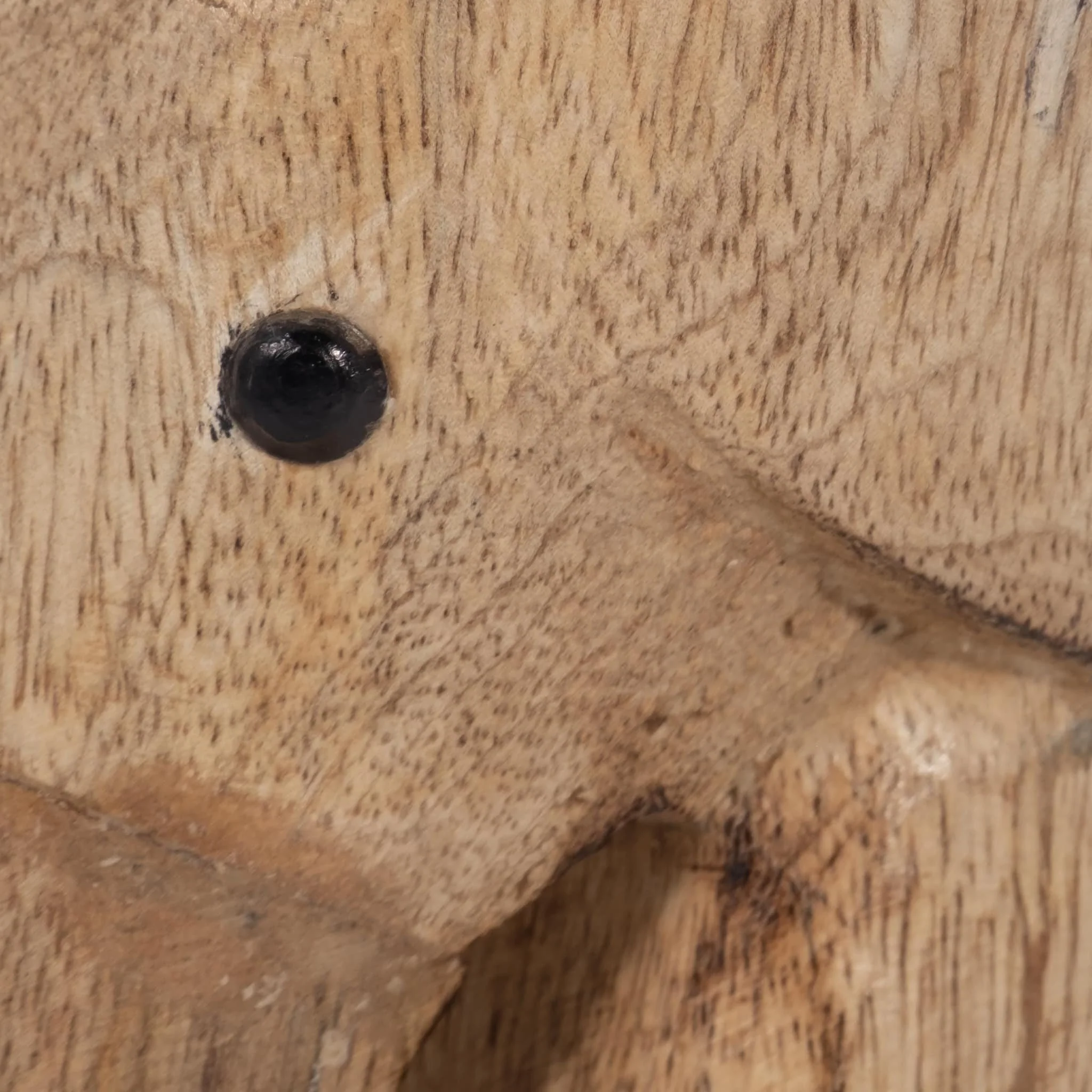 Wood, 7"h Elephant Deco, Brown - Image 5