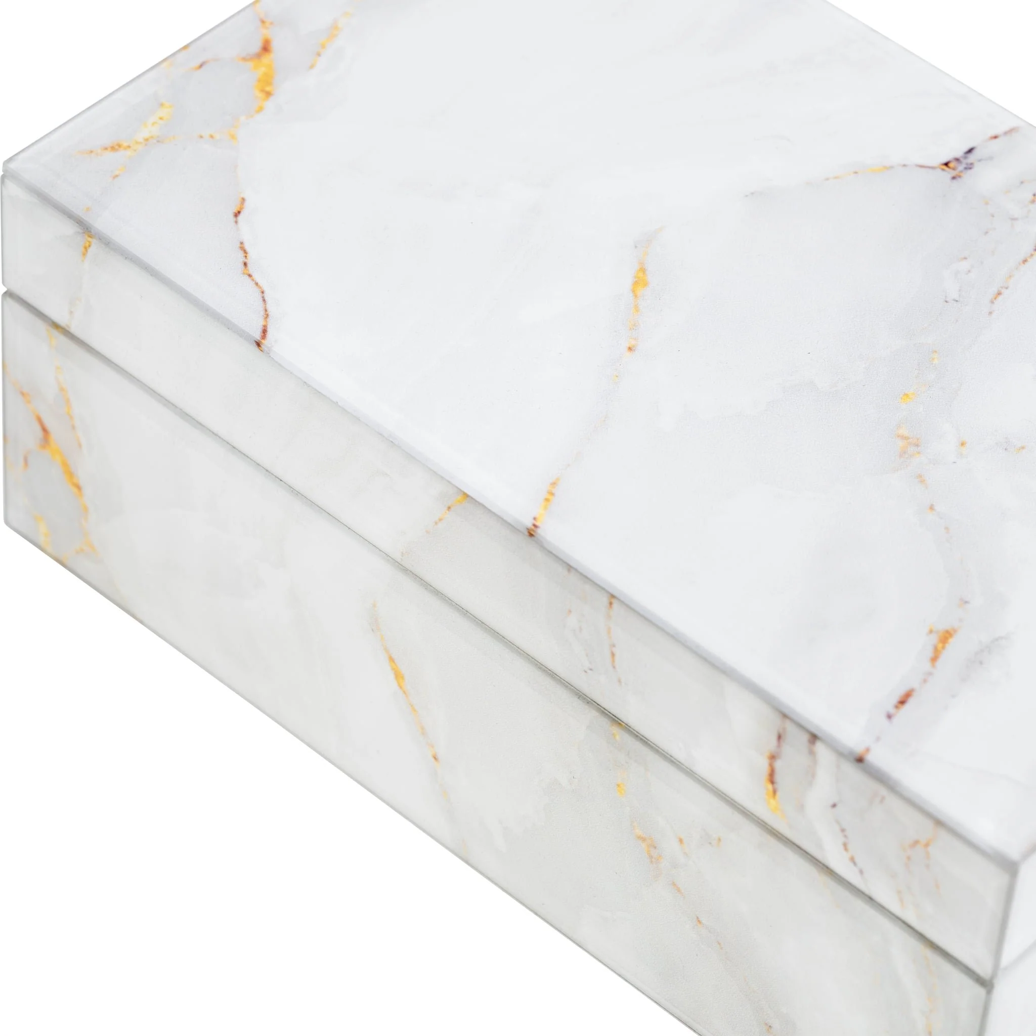 Wood, 8x5 Abstract Box, White - Image 11