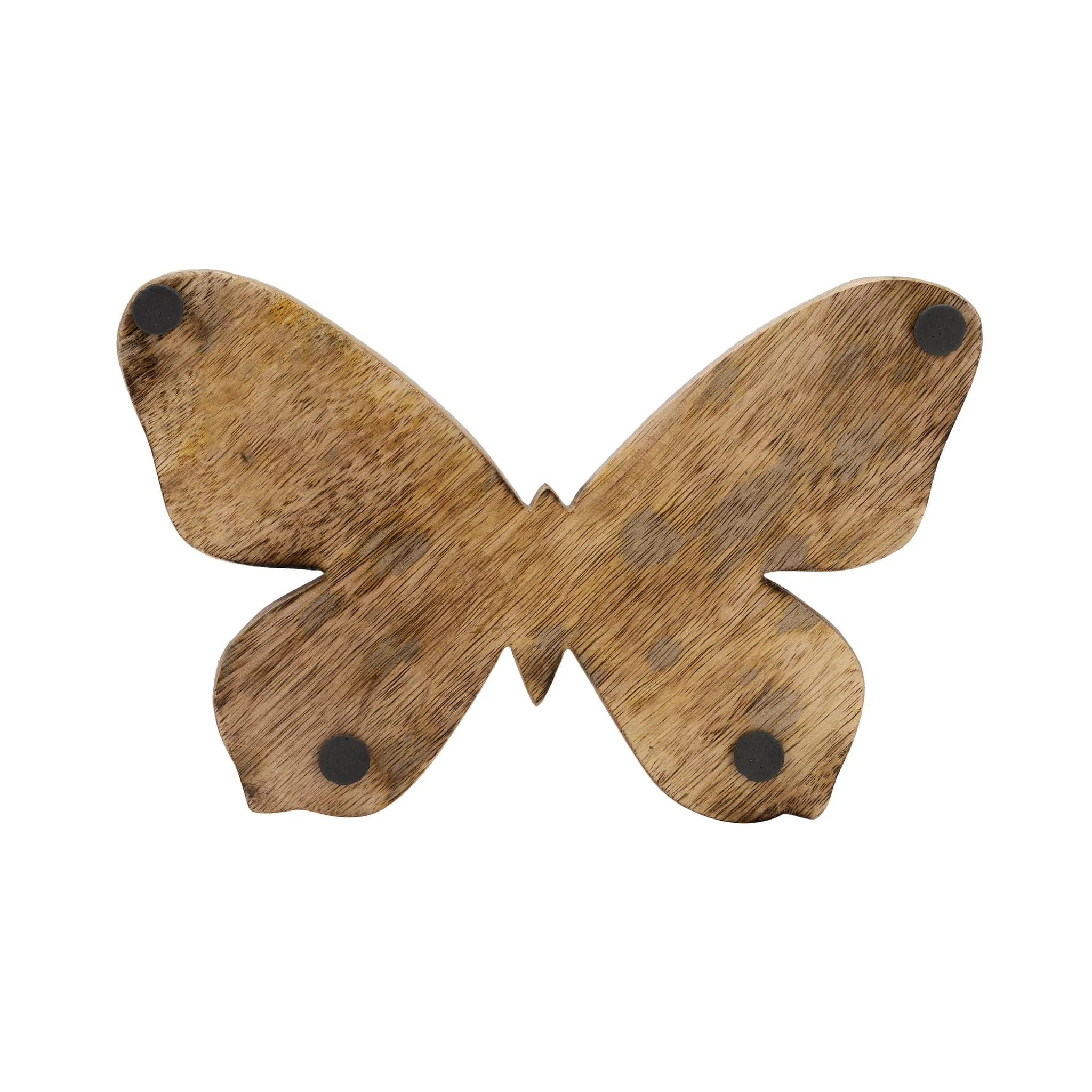 Wood, 9" Butterfly Deco, Brown - Image 6