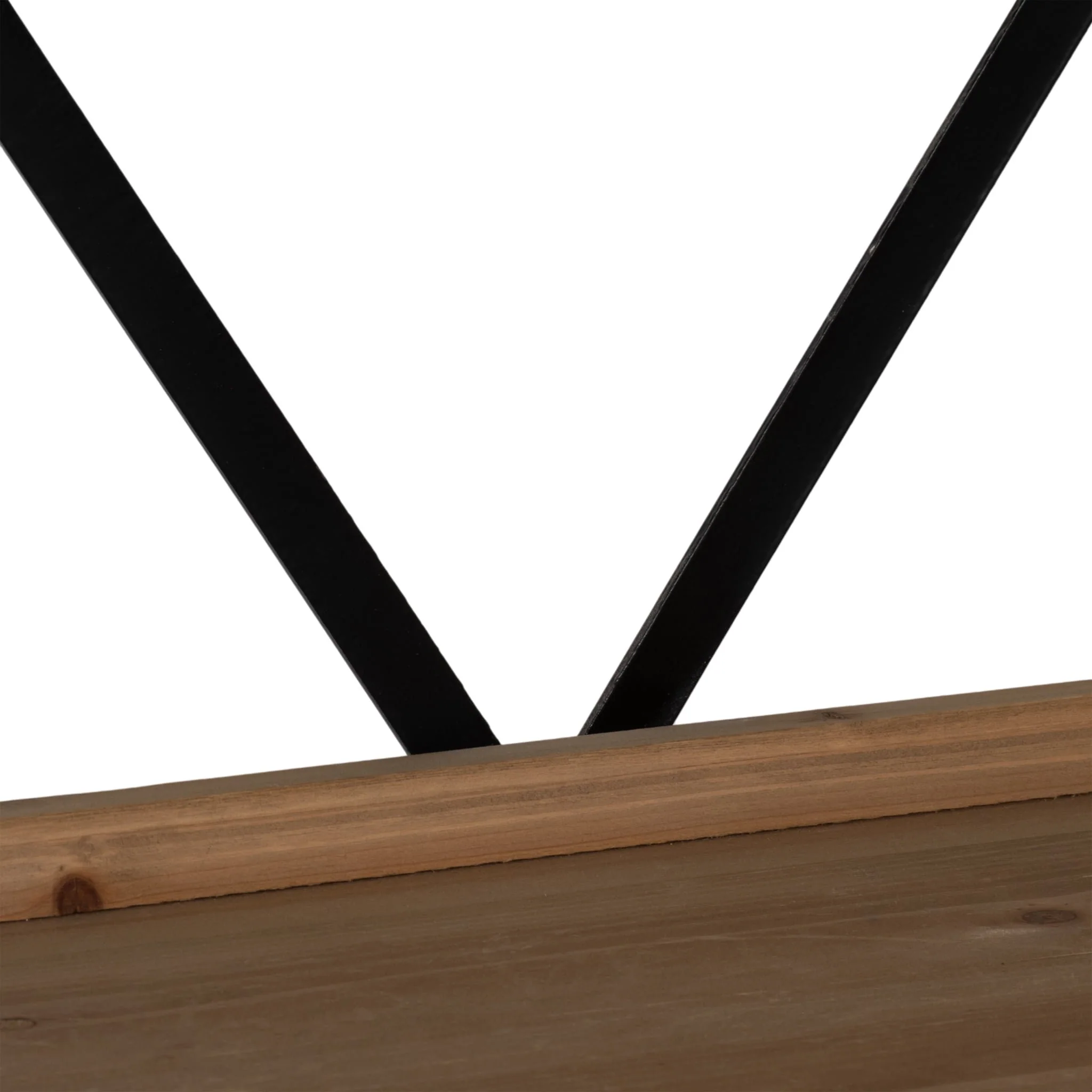 Wood/metal, 65"h 5-layered Shelf, Brown/black Kd - Image 6