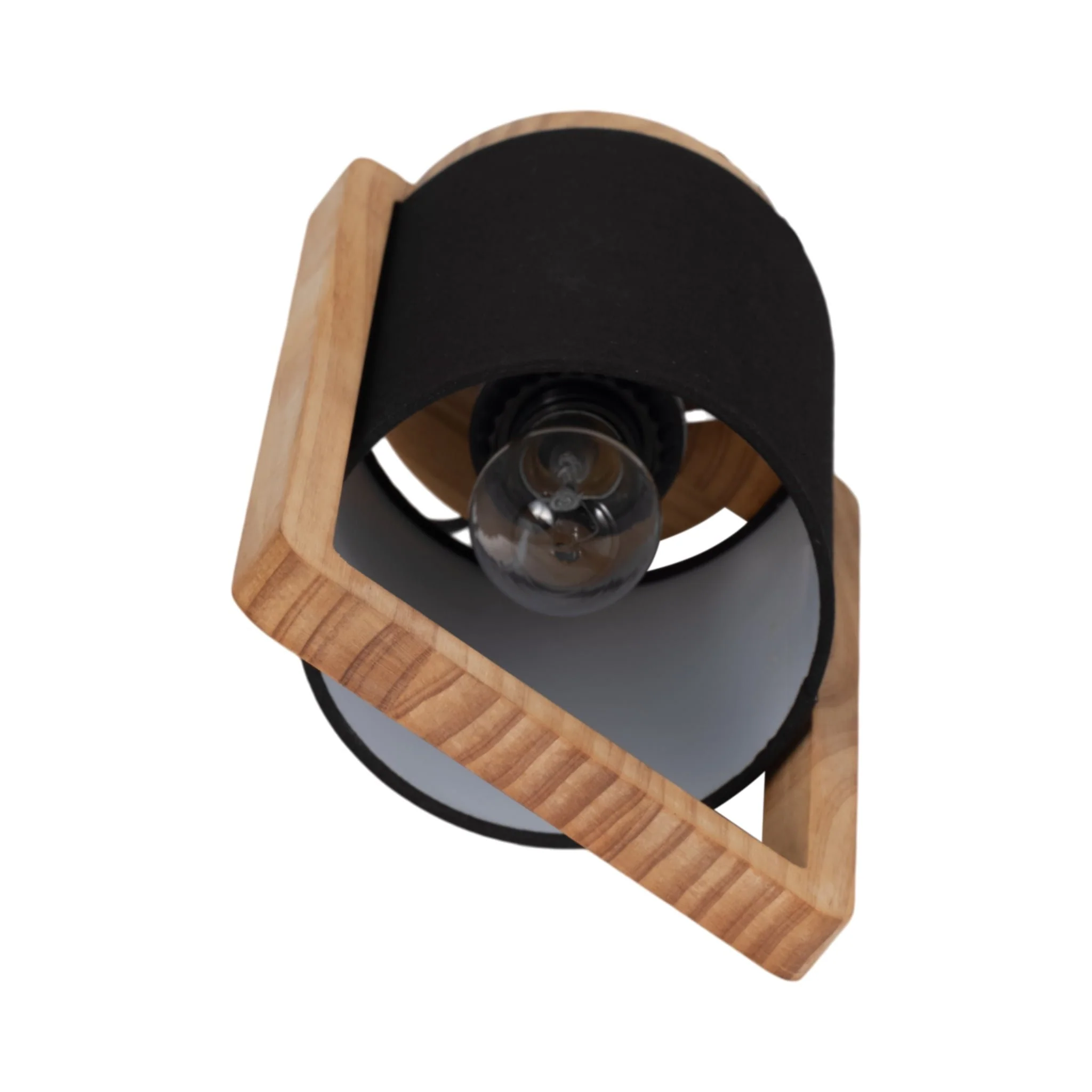 Wood,s/2,11"h, Cylndr Tbl Lmps,nature Wood/blk - Image 6
