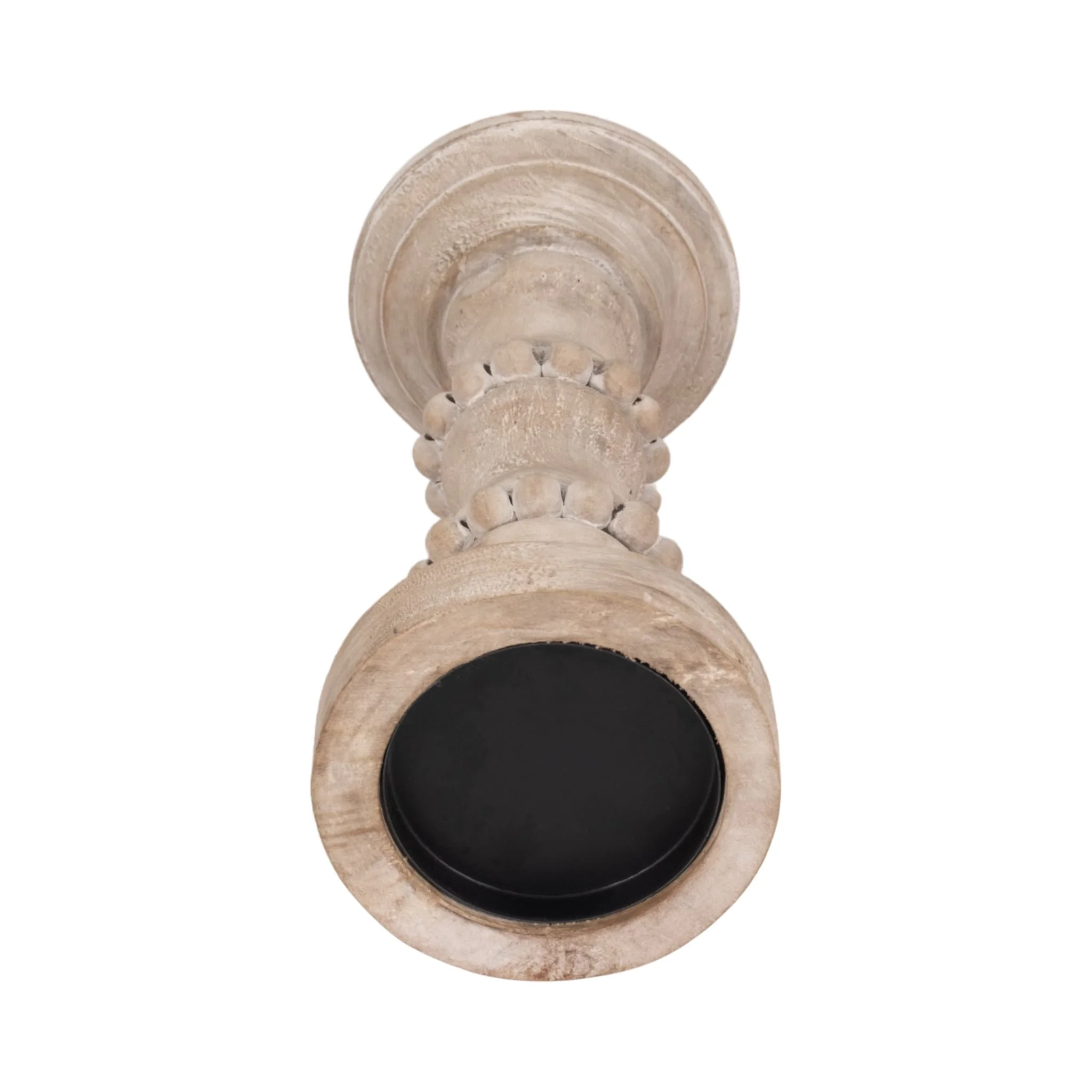 Wooden 11" Antique Style Candle Holder - Image 5