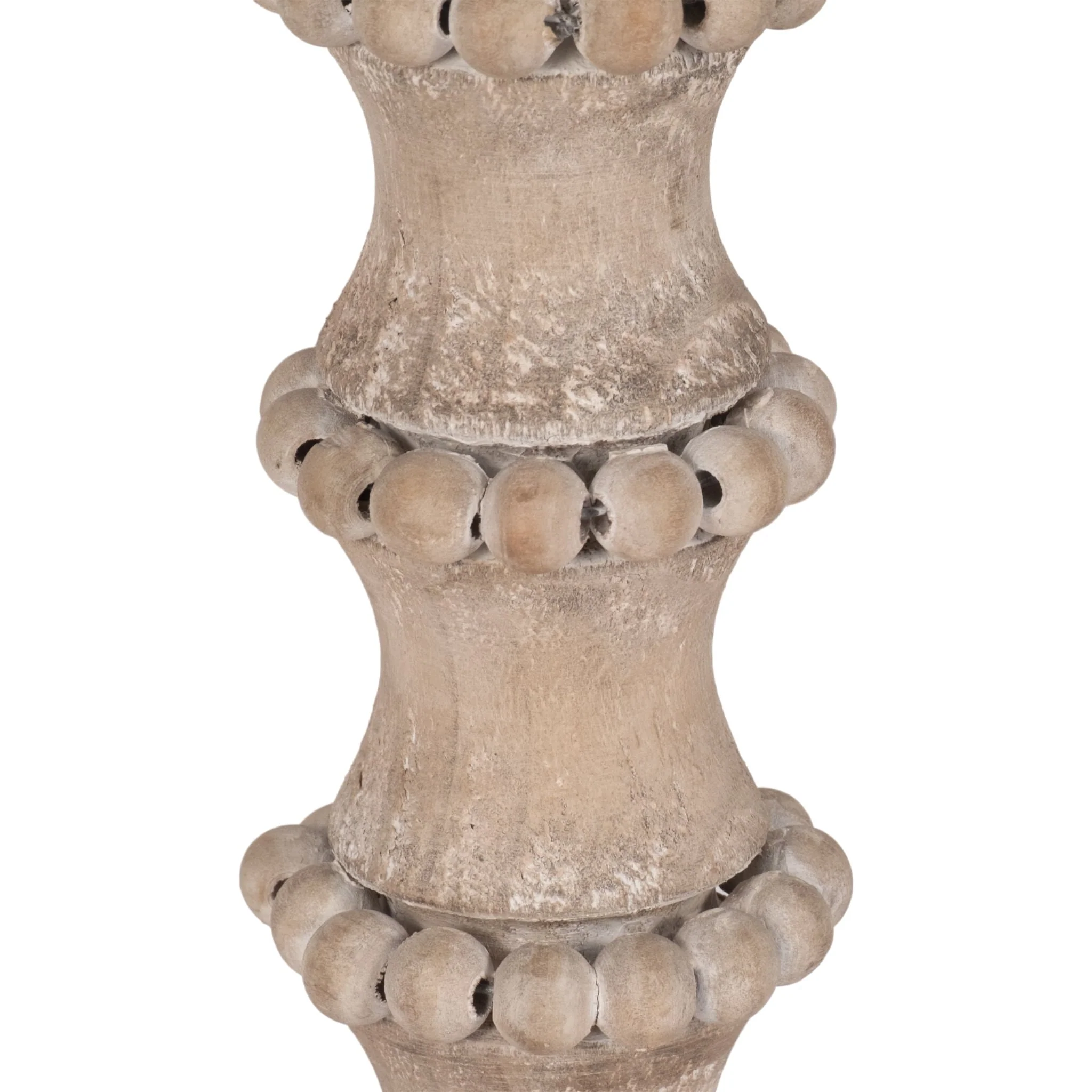 Wooden 13" Antique Style Candle Holder - Image 4