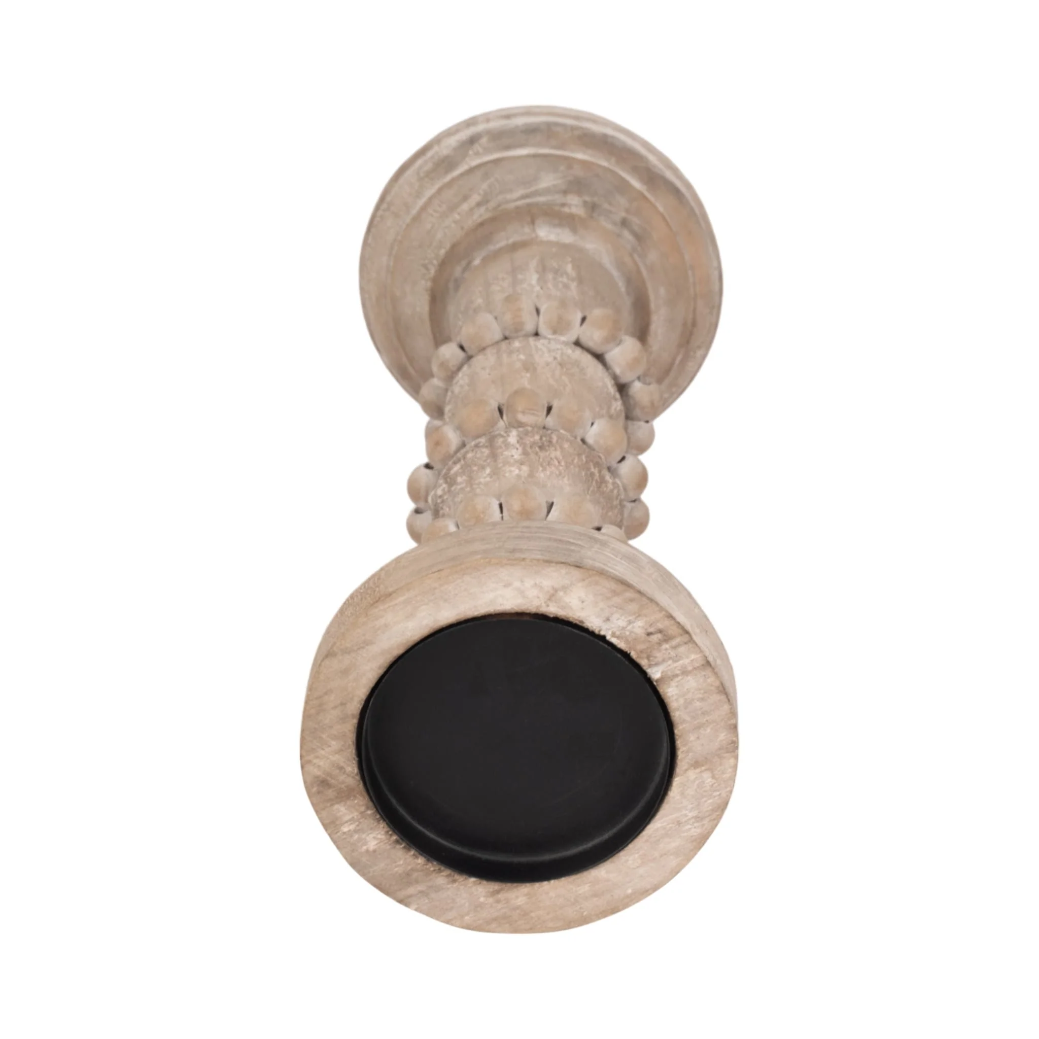 Wooden 13" Antique Style Candle Holder - Image 5