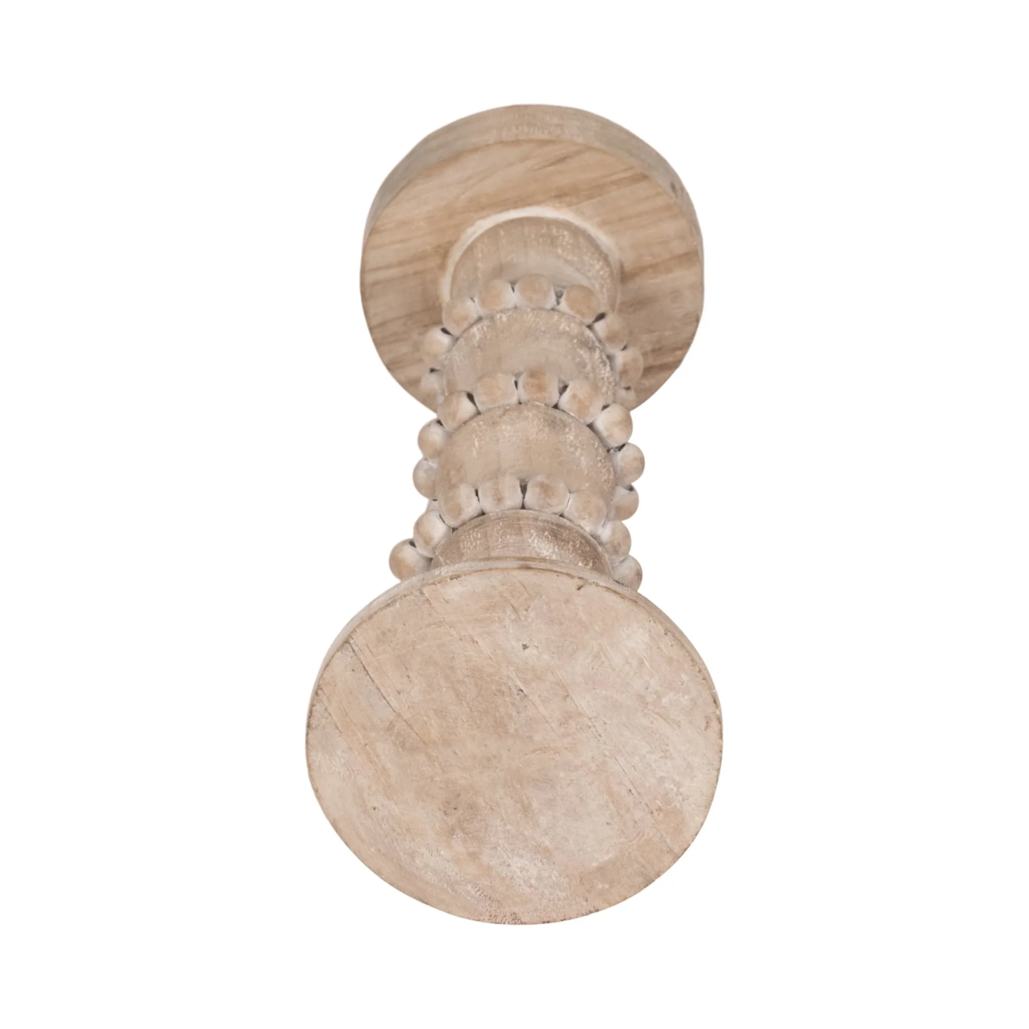 Wooden 13" Antique Style Candle Holder - Image 6