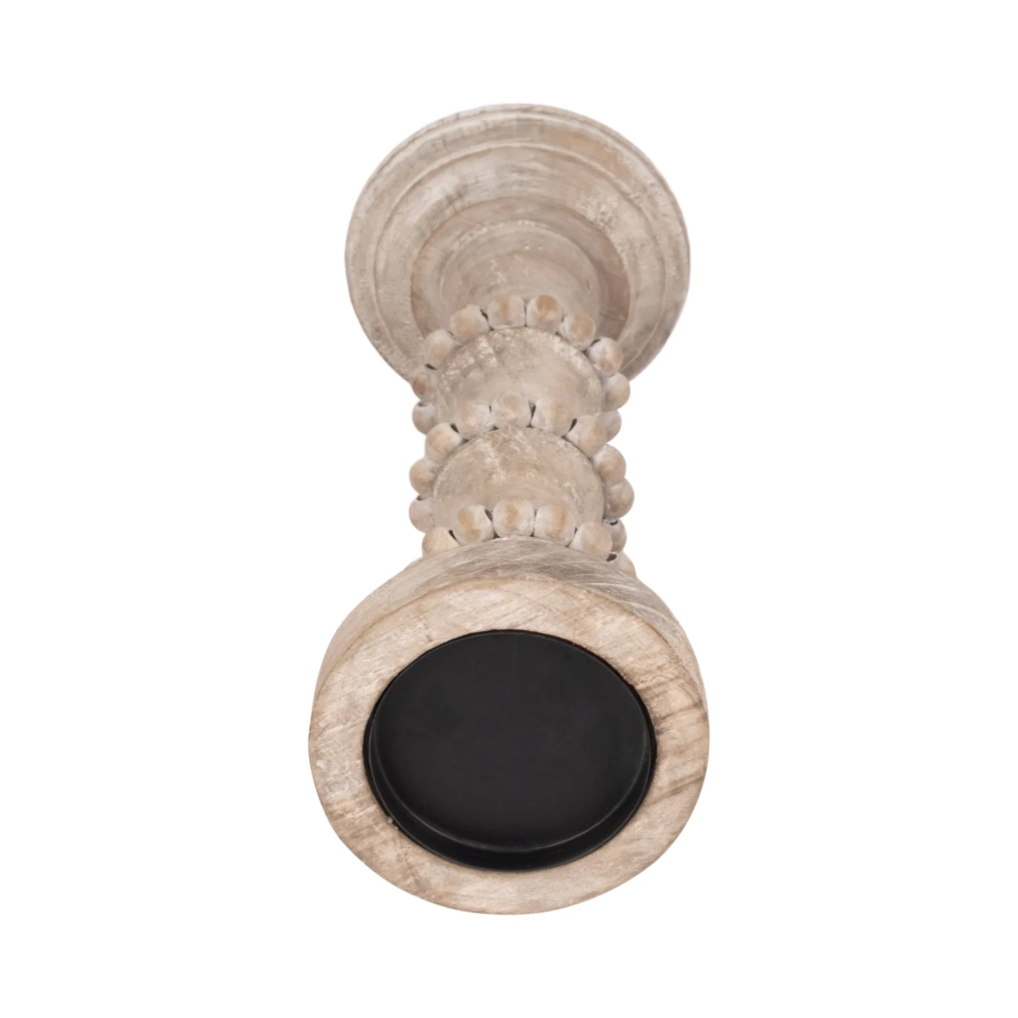 Wooden 14" Antique Style Candle Holder - Image 5