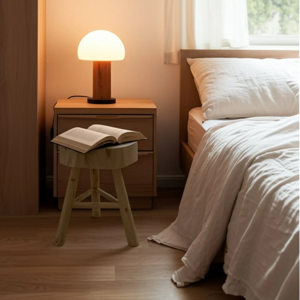 Wooden 16" Stool, Natural - Image 10
