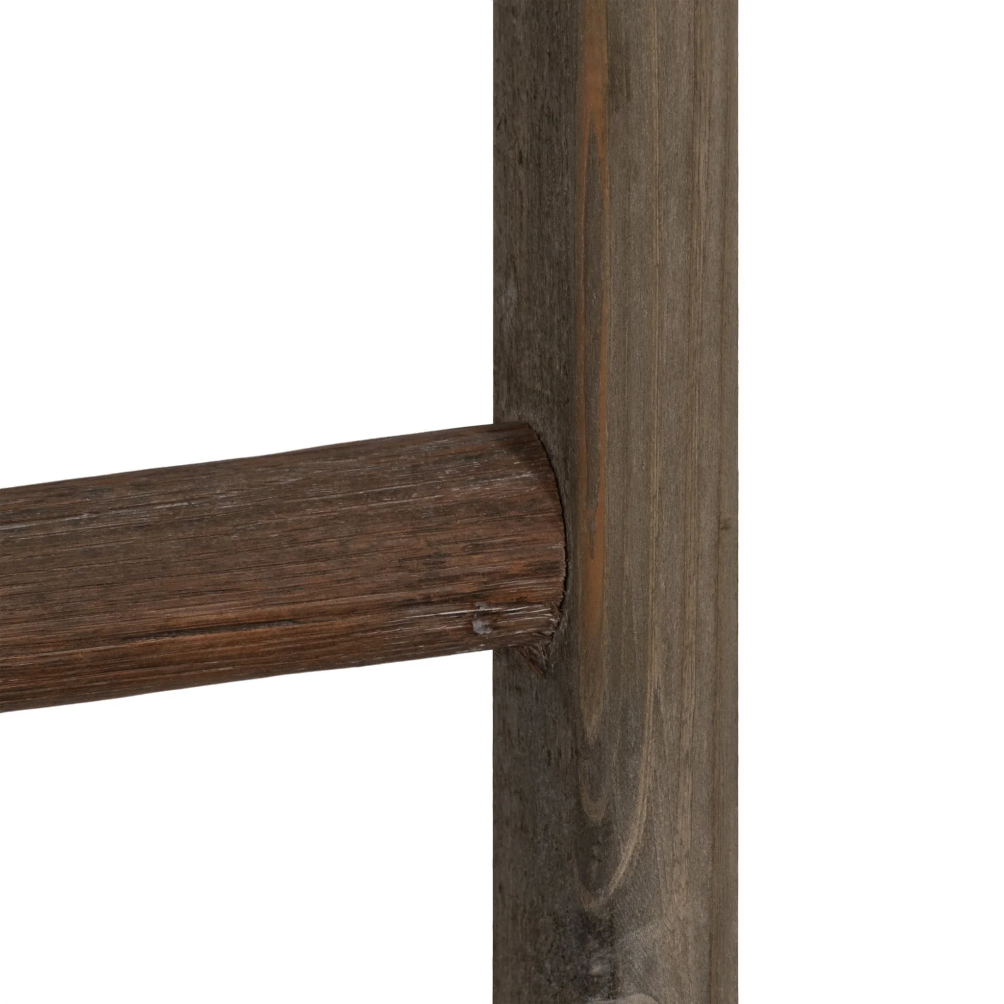 Wooden Decorative 76" Ladder,brown - Image 6