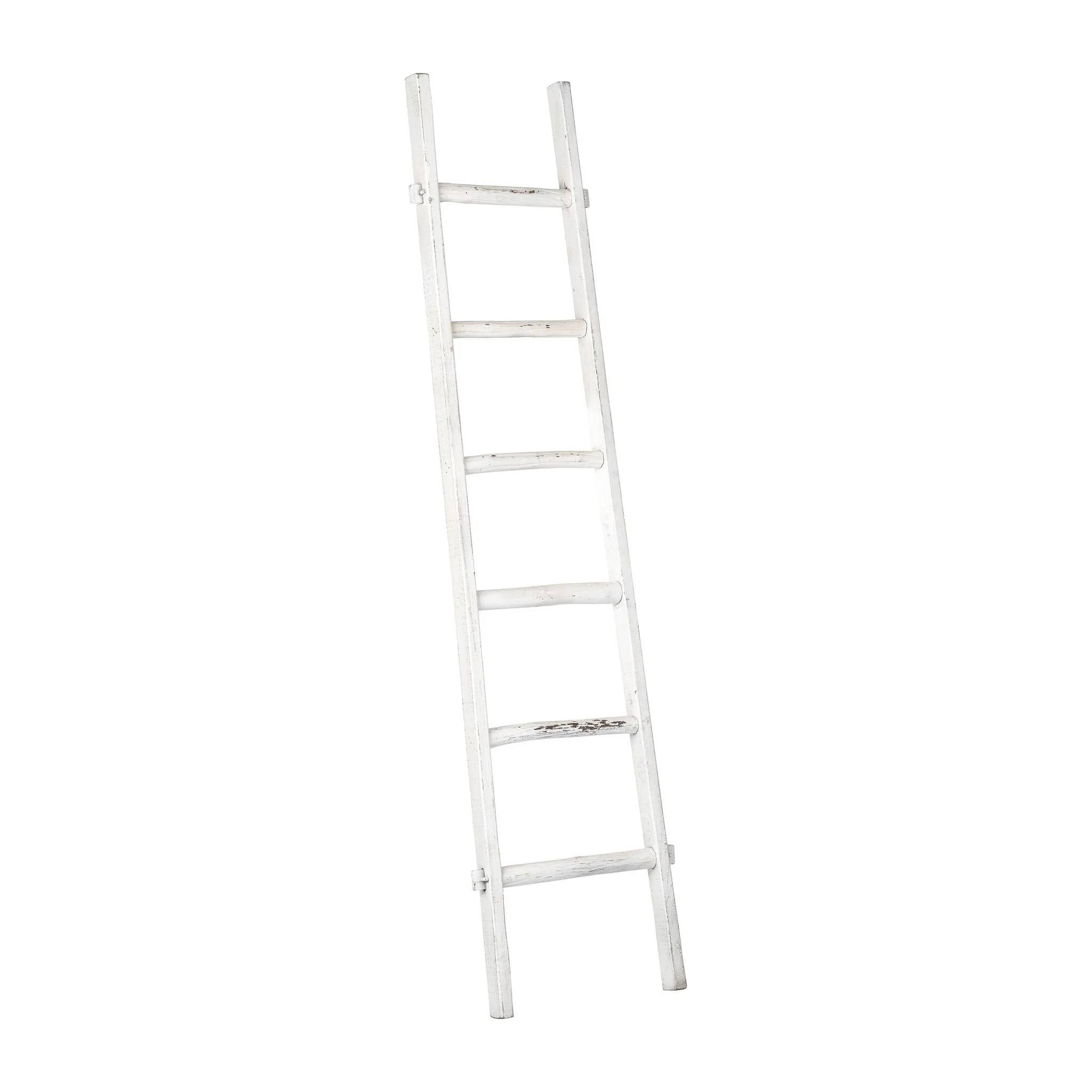Wooden , Decorative 76" Ladder, White - Image 3